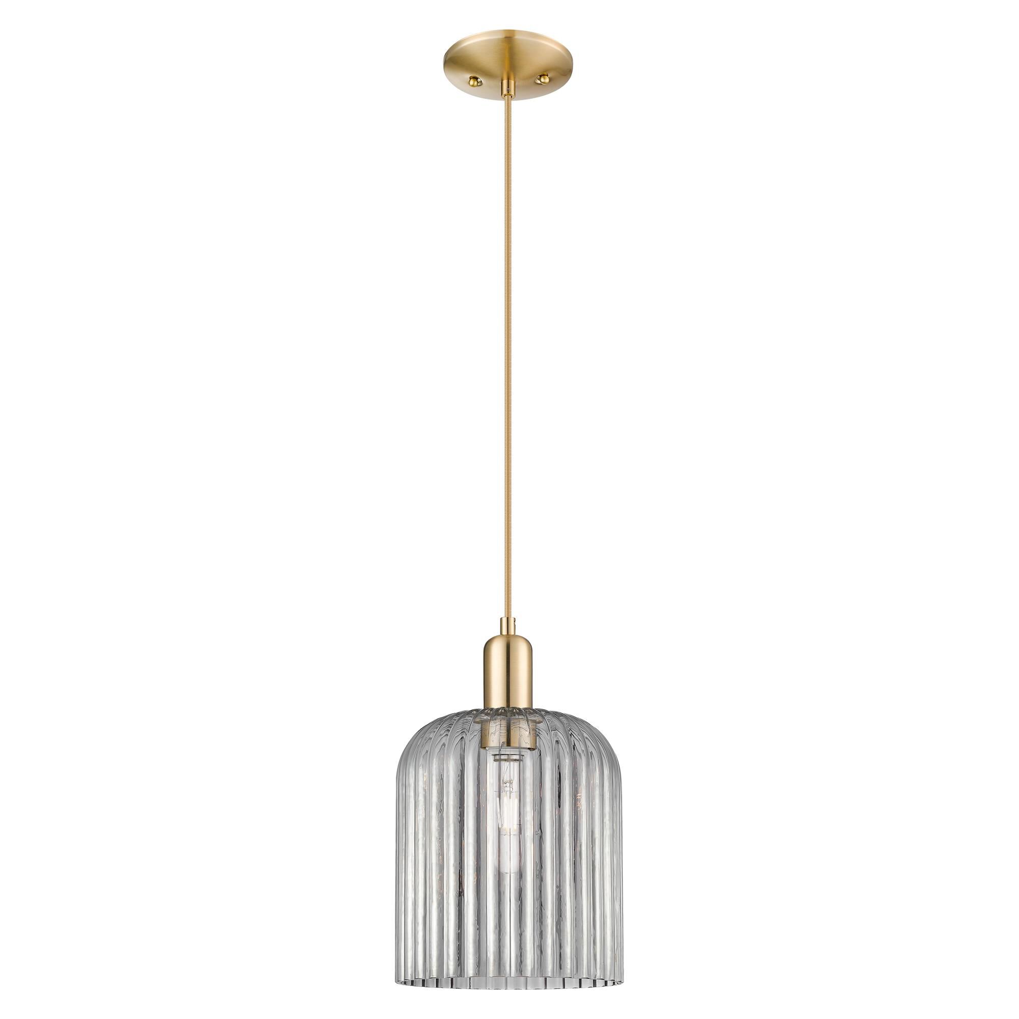 Shown in Champagne Bronze finish and Light Smoke glass