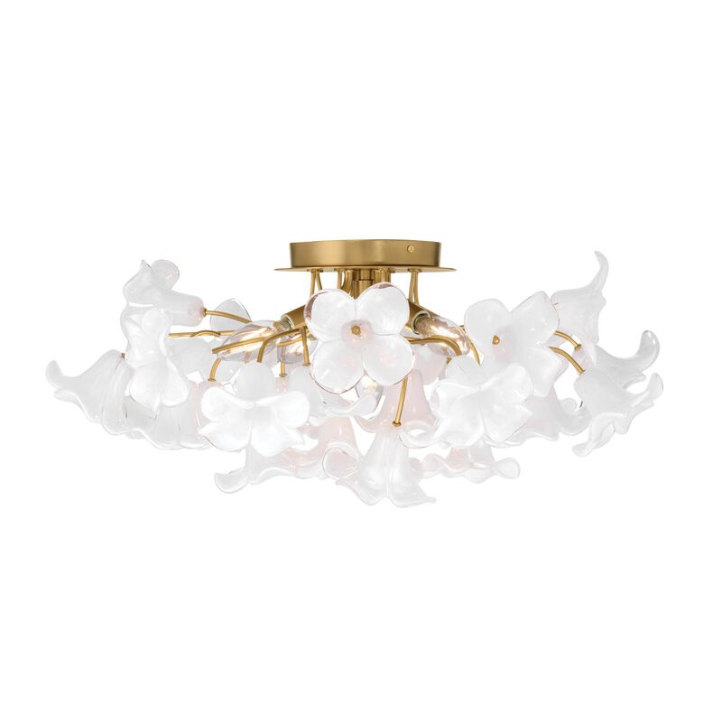 Bloome 25 Inch Semi Flush Mount by Metropolitan Lighting