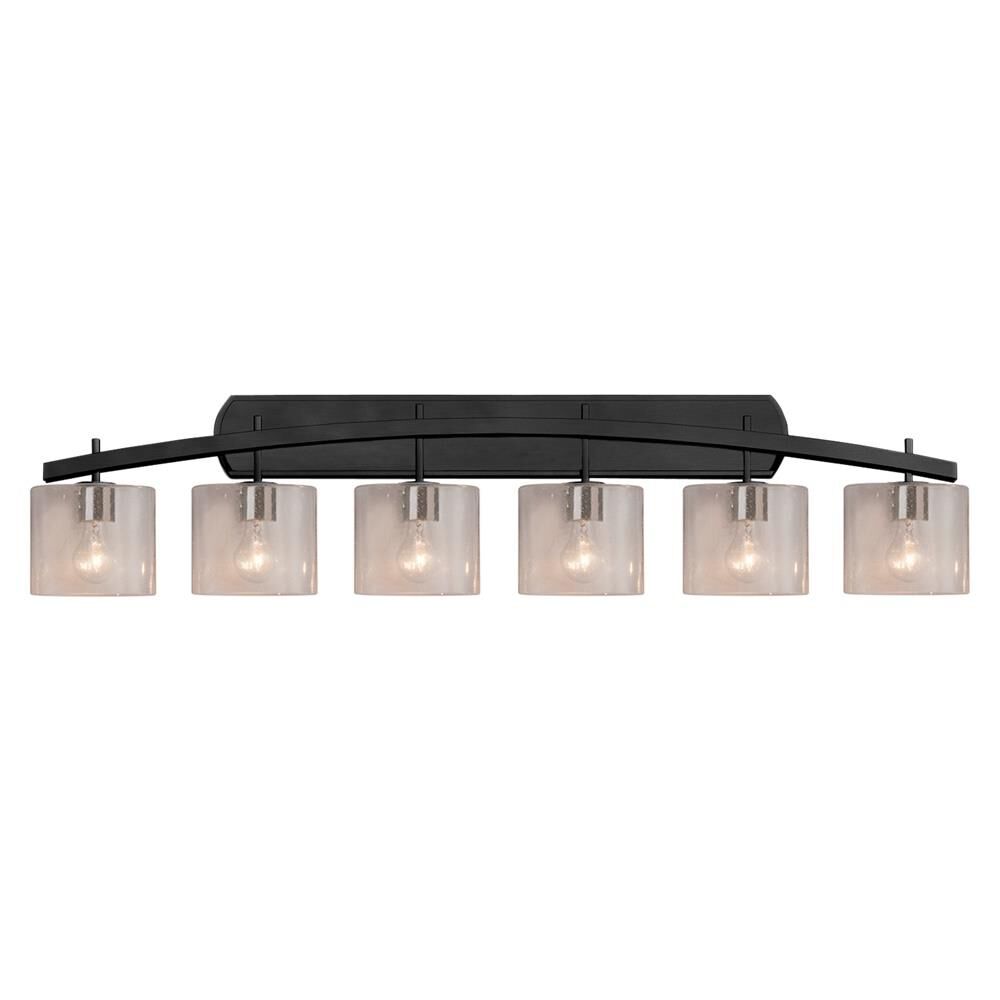 Fusion 55 Inch 6 Light LED Bath Vanity Light by Justice Design Group