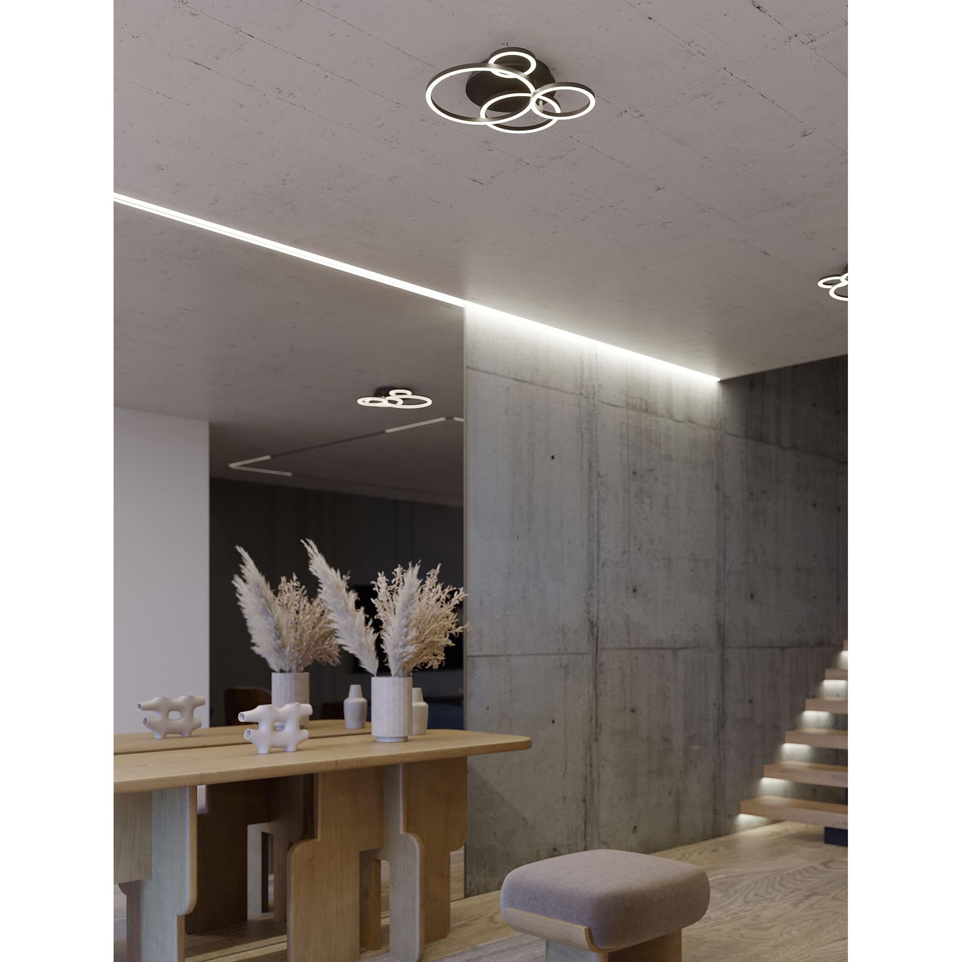 Orbit 18 Inch Semi Flush Mount by AFX Lighting