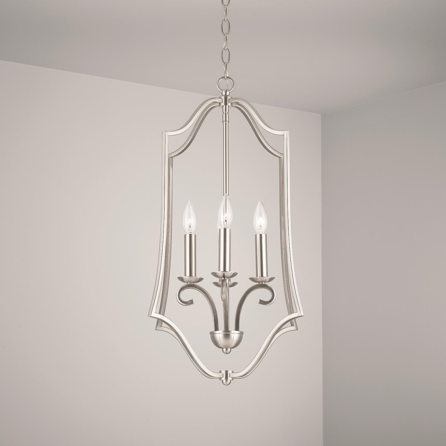 Shown in Brushed Nickel finish