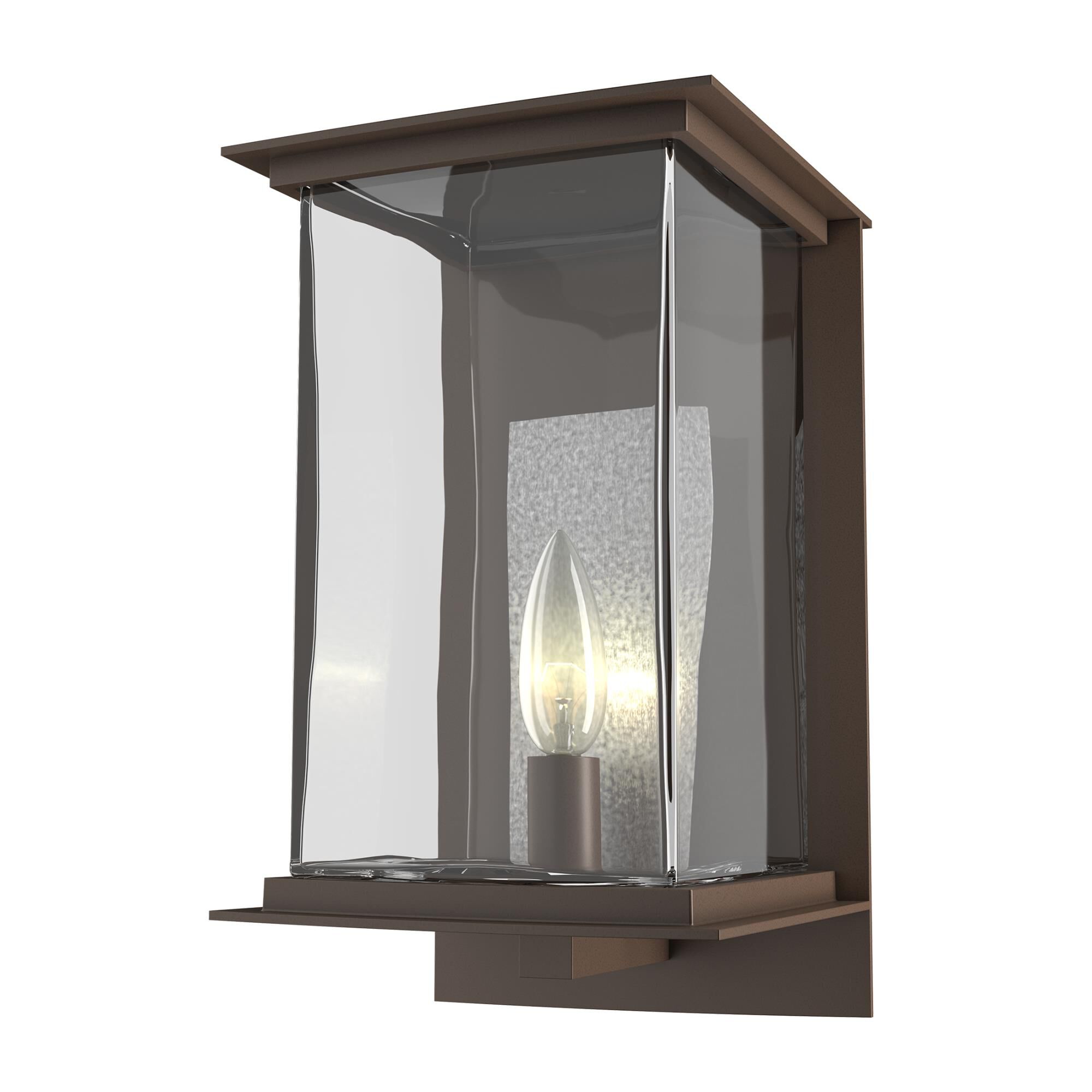 Shown in Coastal Bronze finish and Clear glass and Translucent Vintage Platinum accent