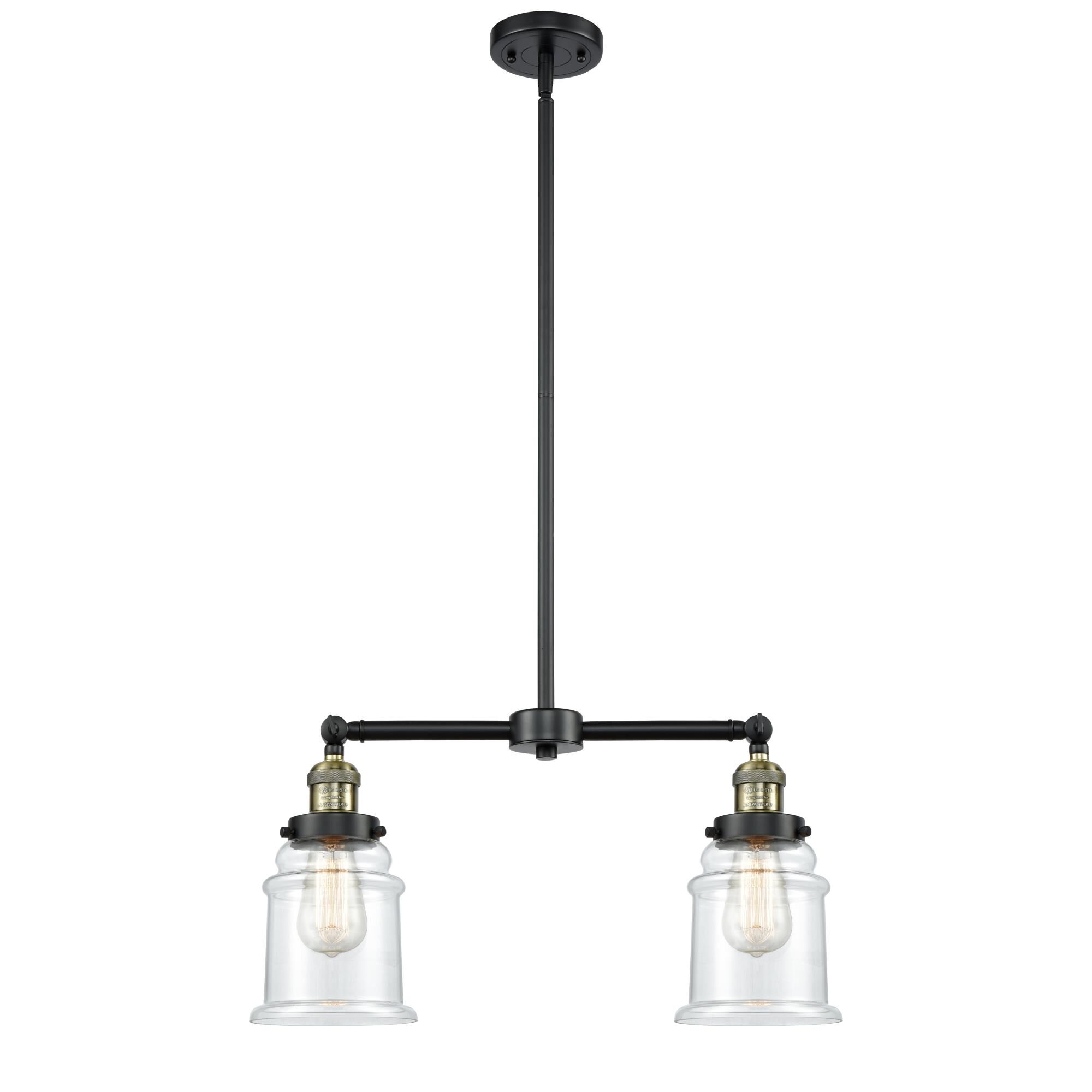 Bruno Marashlian Canton 21 Inch 2 Light Mini Chandelier by Innovations Lighting
