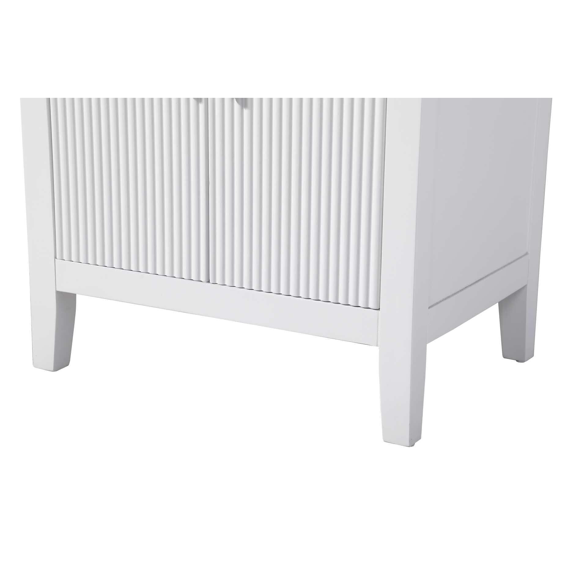 Shown in White finish