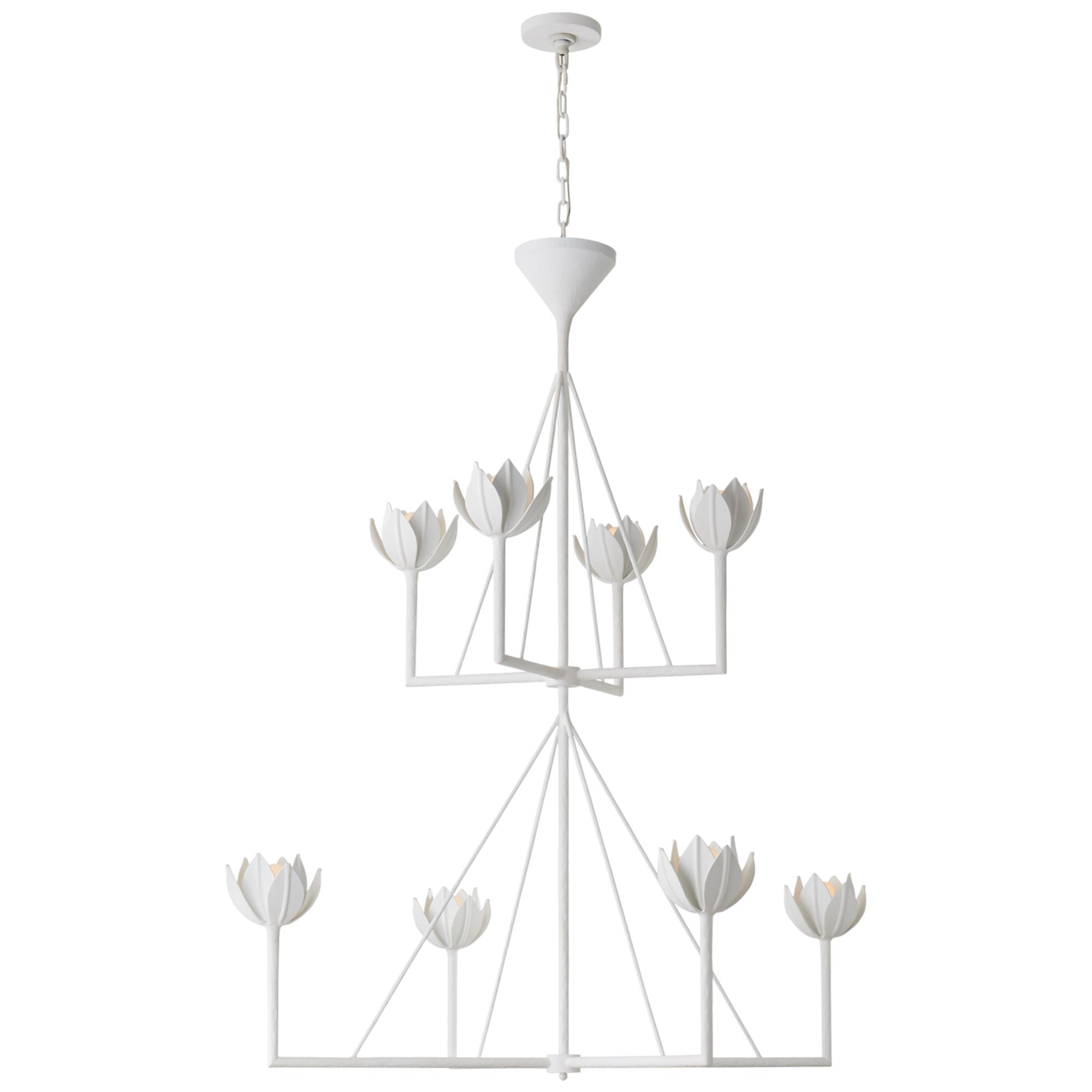 Shown in Plaster White finish and No Shade shade