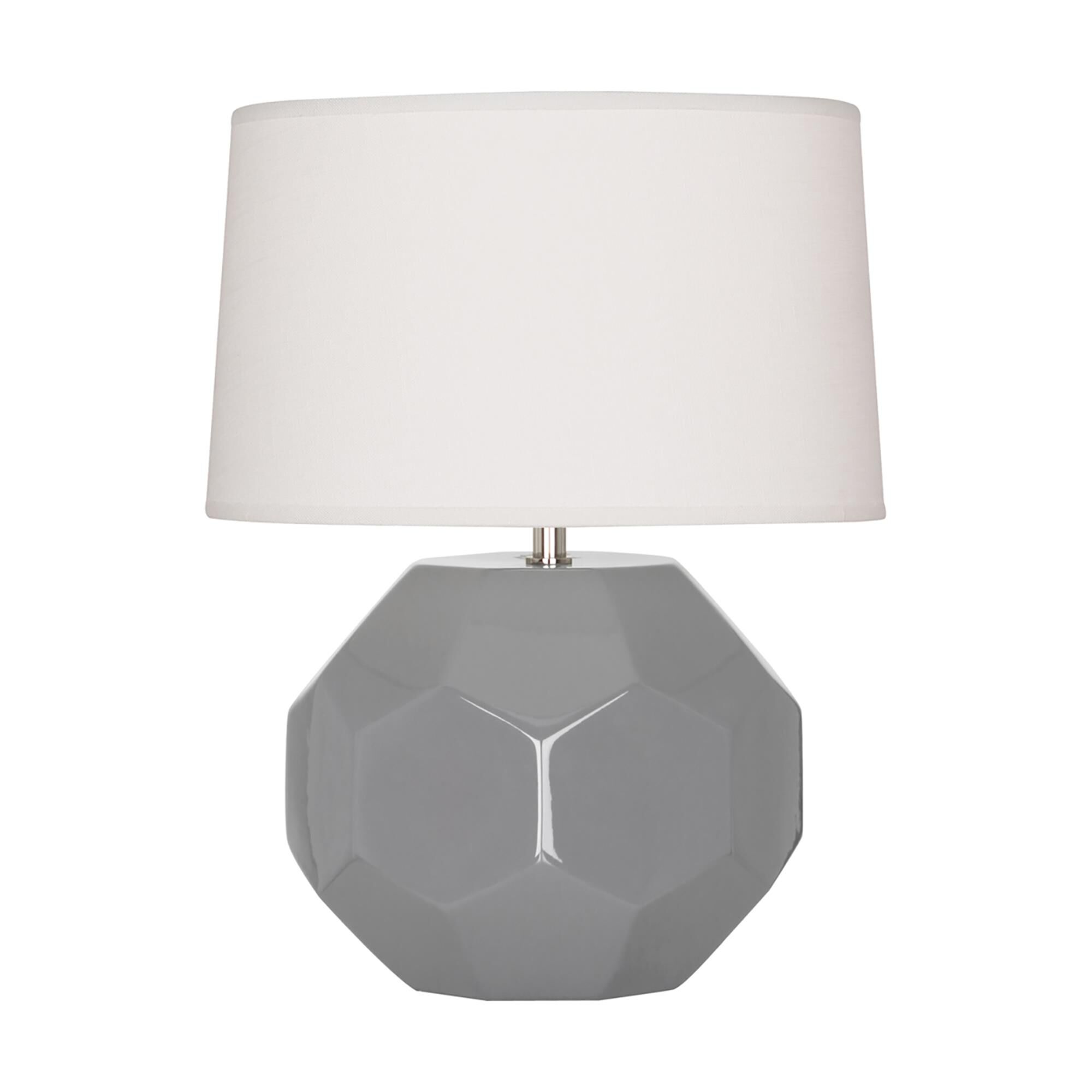 Shown in Smoky Taupe Glazed Ceramic finish