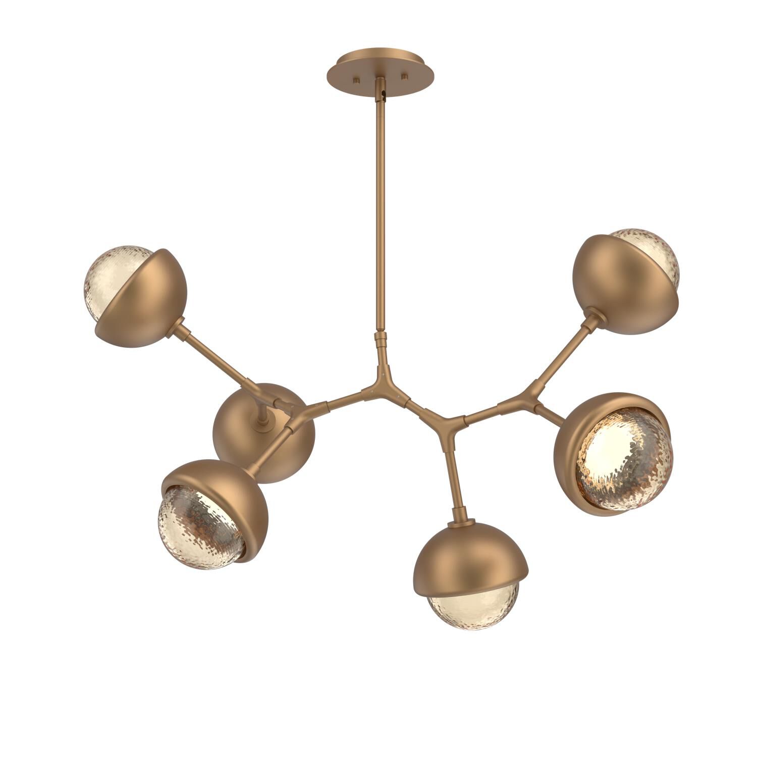 Levi Wilson Cabochon 31 Inch Linear Suspension Light by Hammerton Studio