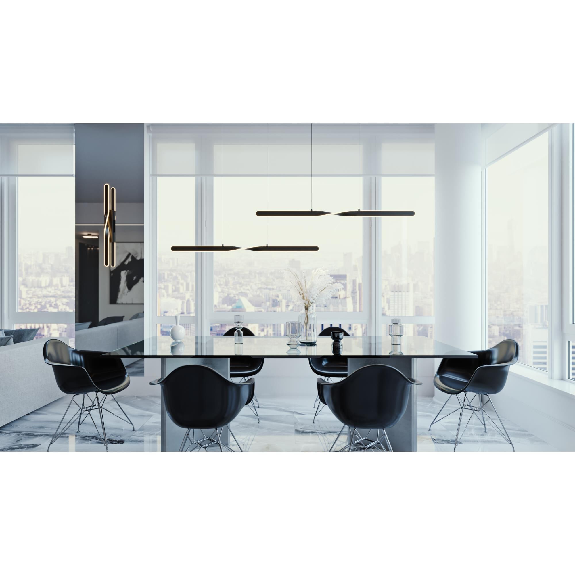 Twist 23 Inch 12 Light LED Bath Vanity Light by AFX Lighting