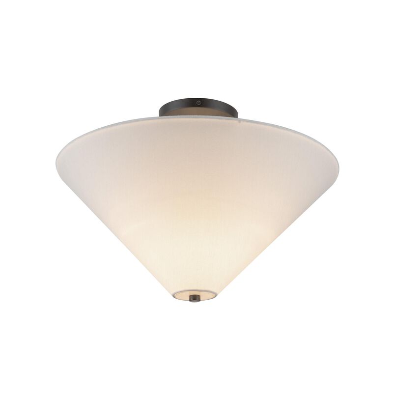 Peyton Fox Bridgette 16 Inch Semi Flush Mount by Alora Mood