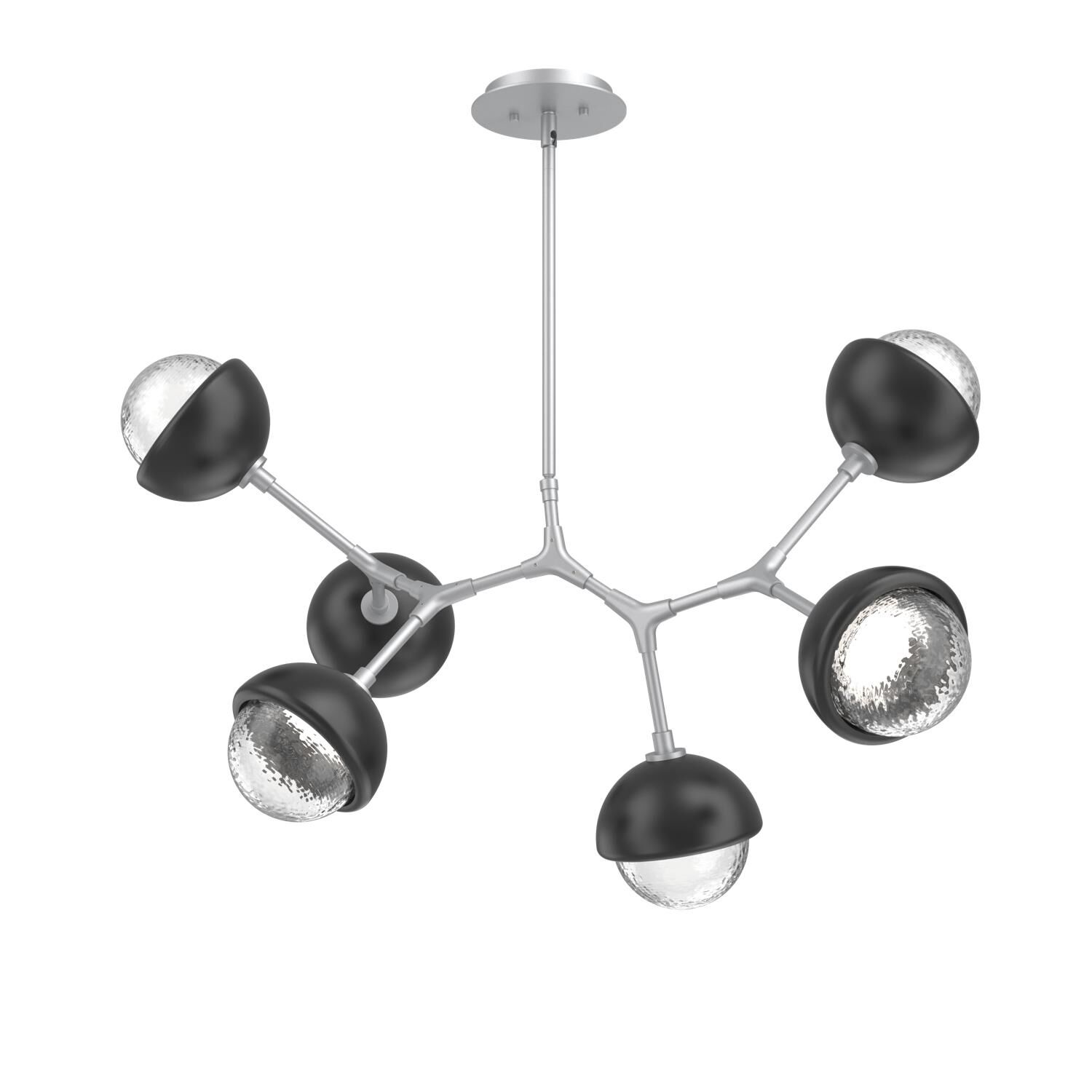 Levi Wilson Cabochon 31 Inch Linear Suspension Light by Hammerton Studio