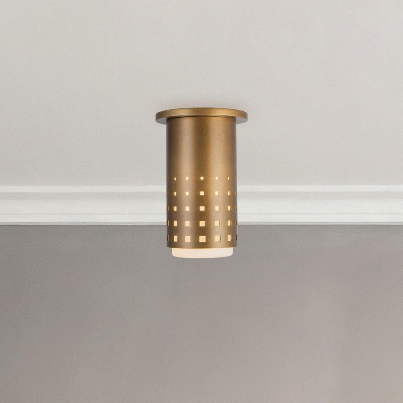 Peyton Fox Astoria 5 Inch Semi Flush Mount by Kuzco Lighting