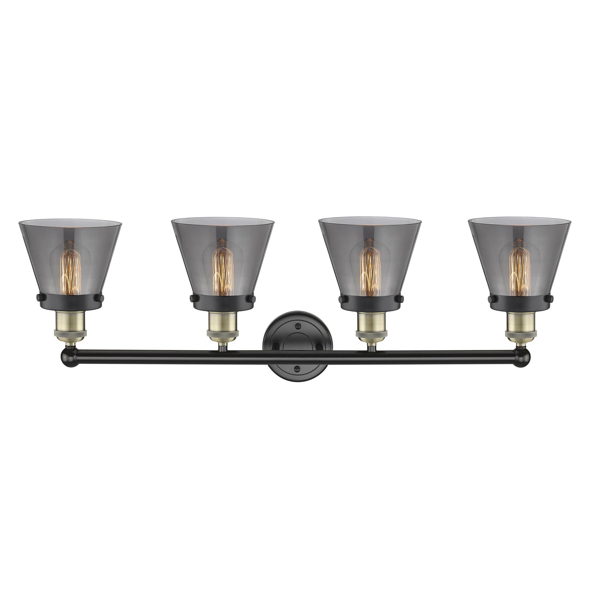 Bruno Marashlian Cone 33 Inch 4 Light Bath Vanity Light by Innovations Lighting