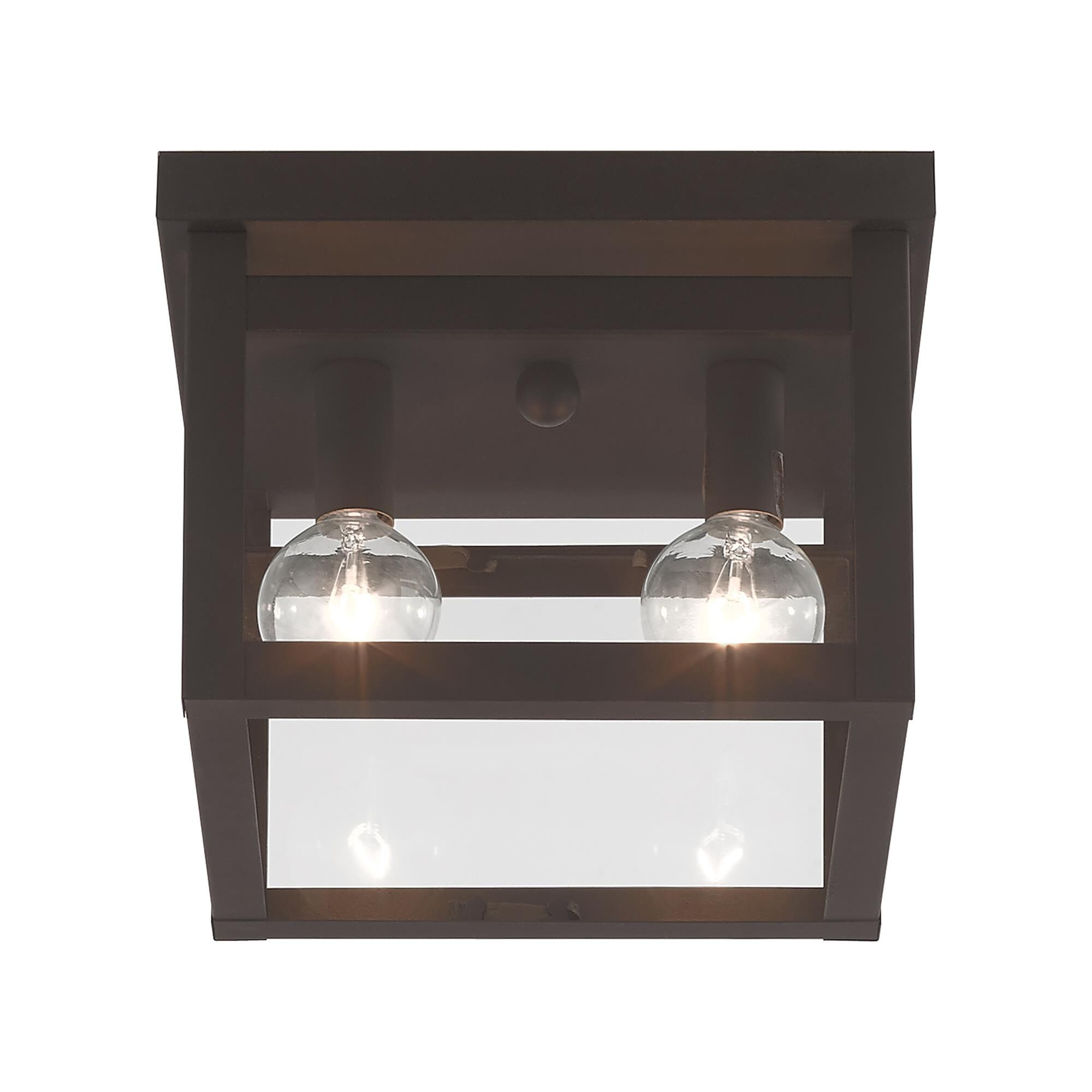 Milford 8 Inch 2 Light Flush Mount by Livex Lighting