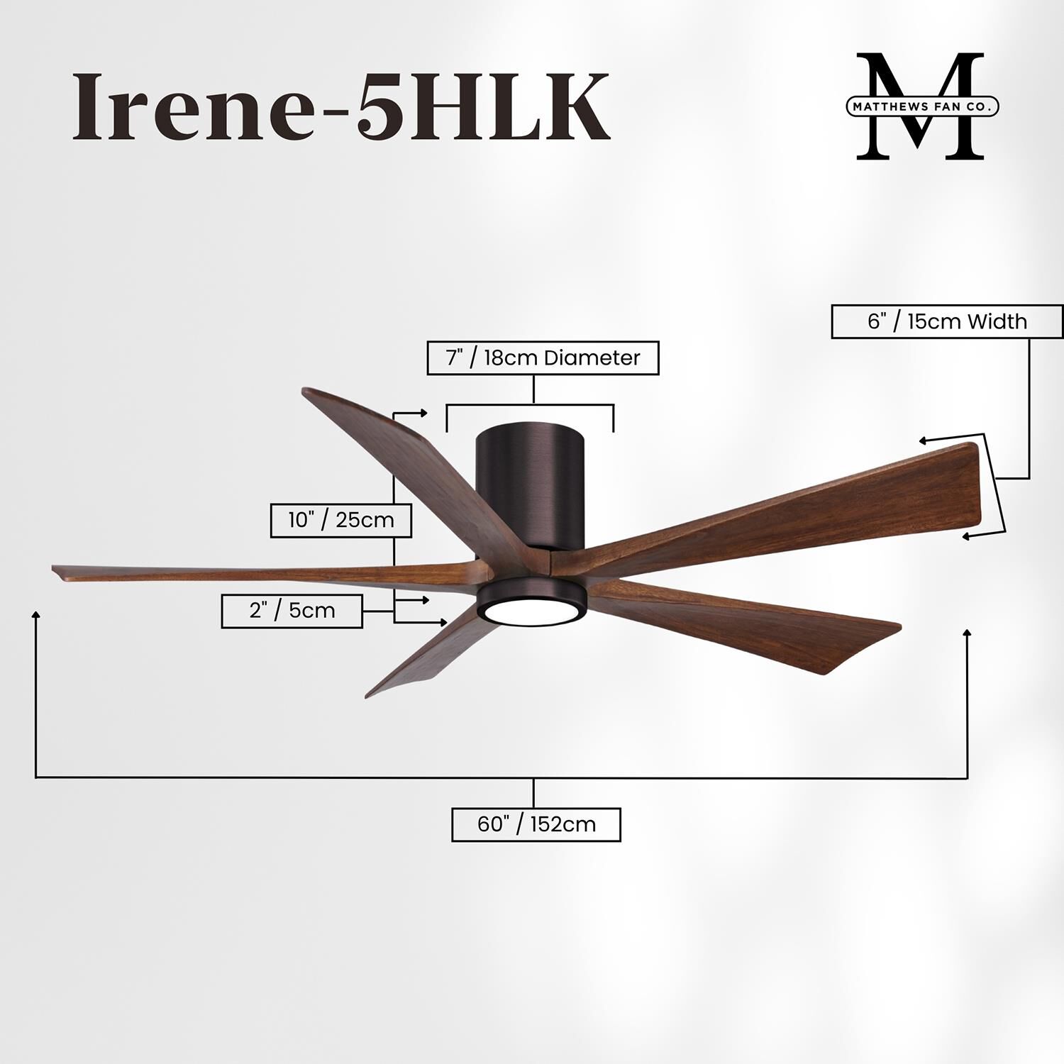 Shown in Brushed Bronze finish