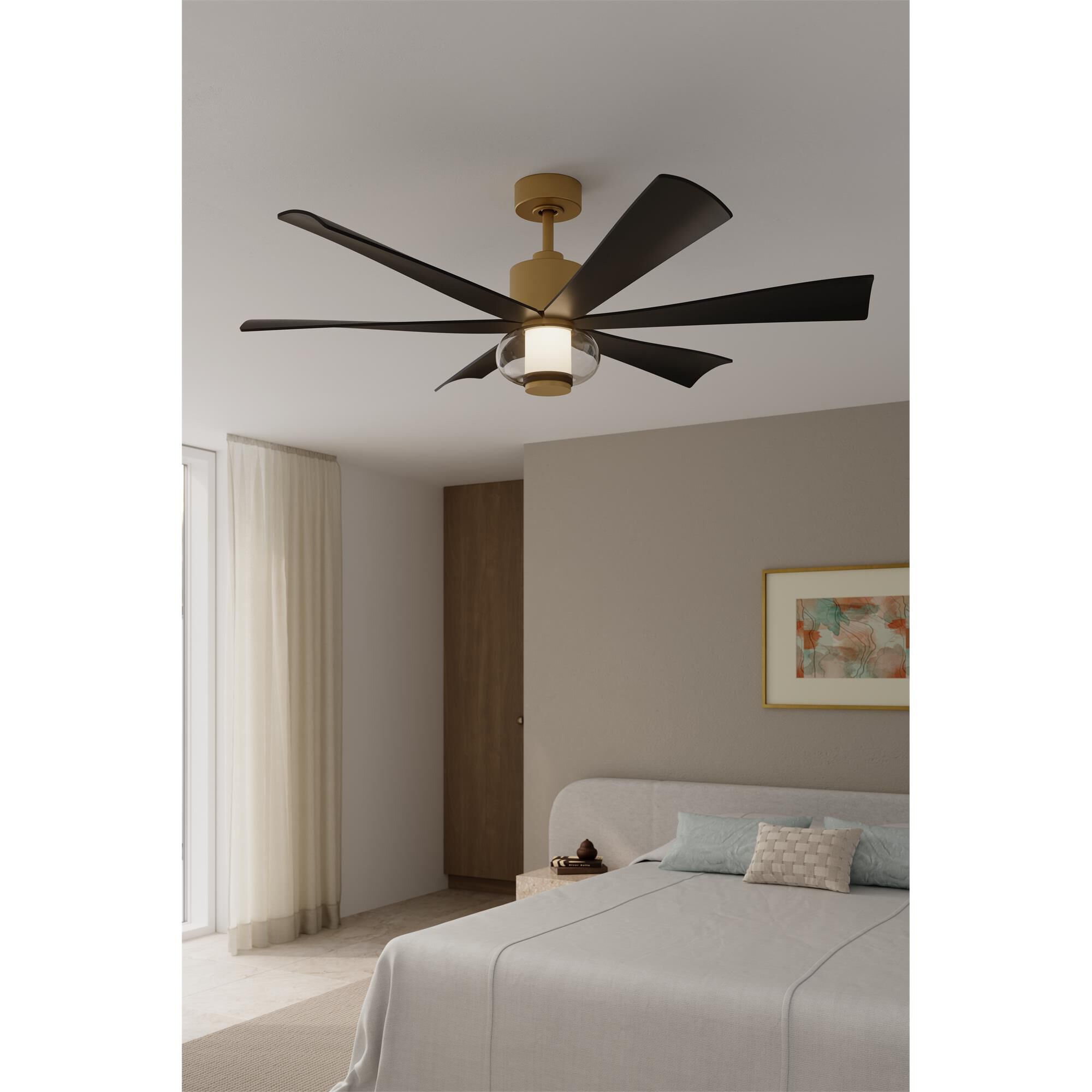 Shown in Legacy Brass finish and Clear glass