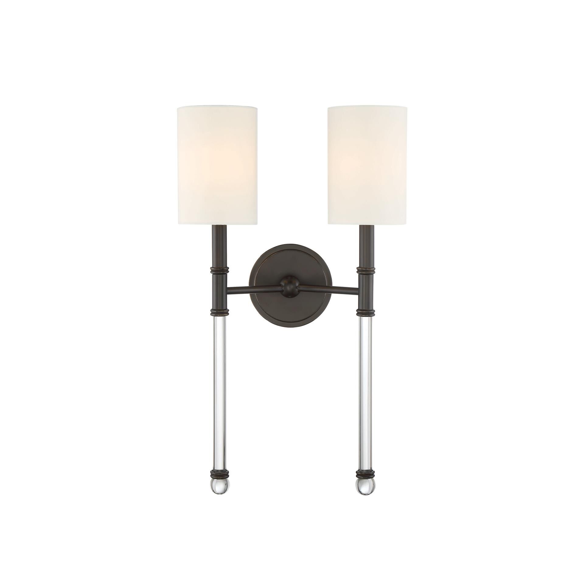 Shown in Classic Bronze finish and Soft White shade