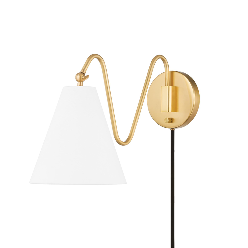 Tali Roth Onda Small Wall Swing Lamp by Mitzi