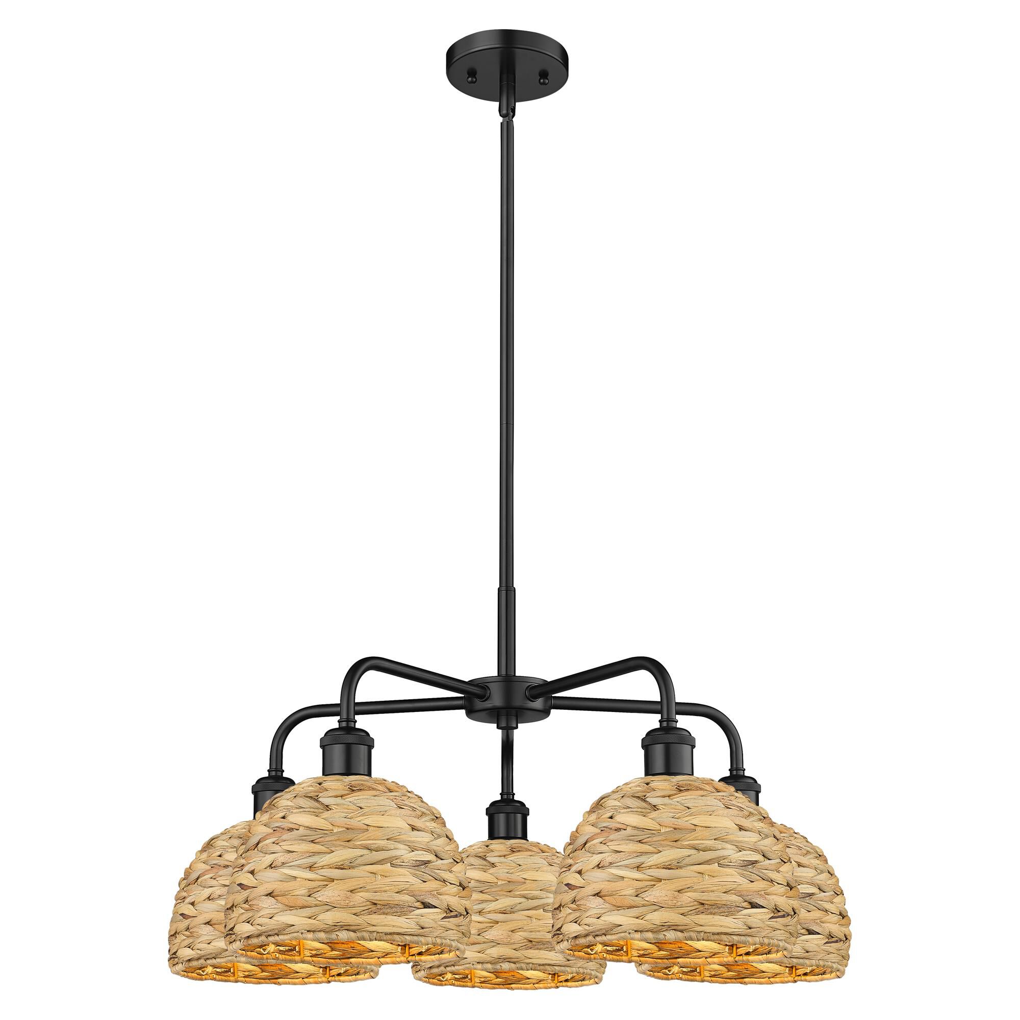 Shown in Matte Black finish and Natural shade