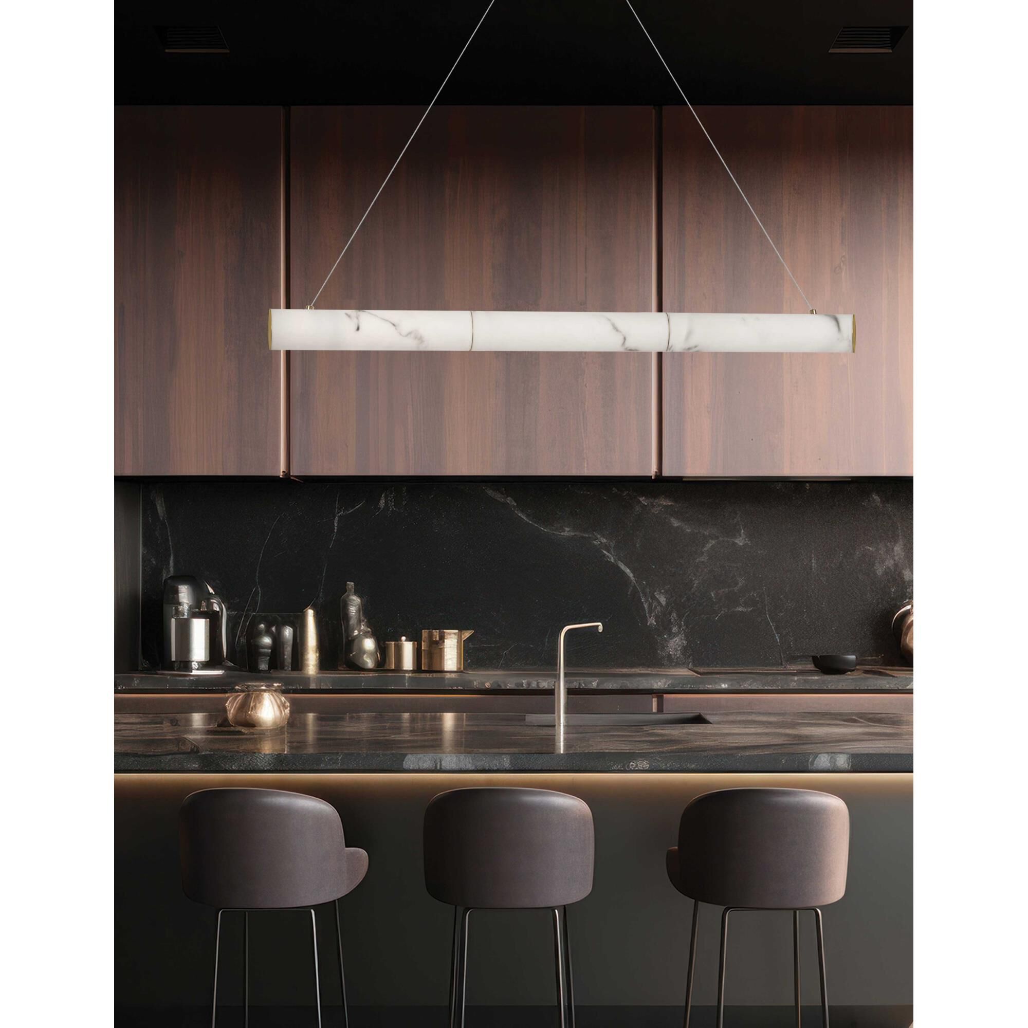 Reuben 40 Inch Linear Suspension Light by Dainolite