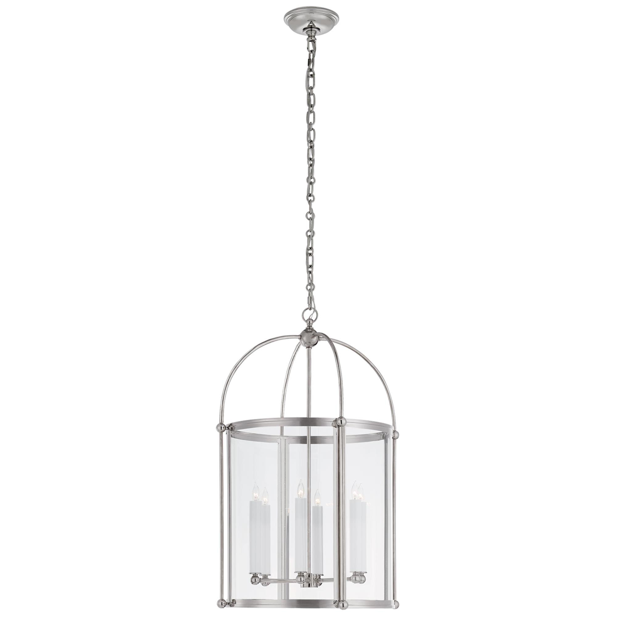 Shown in Polished Nickel finish and Clear glass and Clear Glass shade