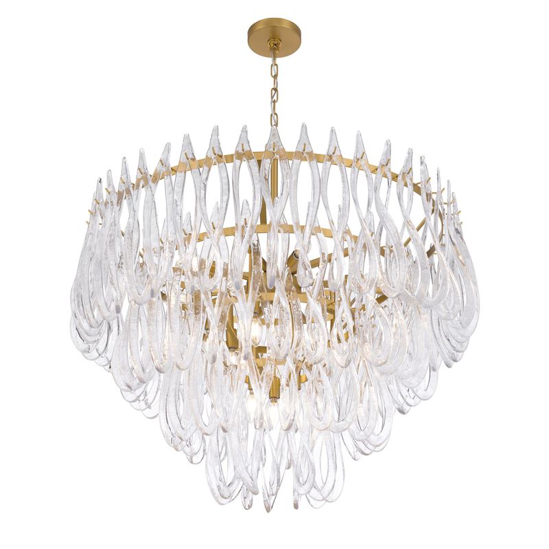 Glassara 40 Inch Chandelier by Metropolitan Lighting