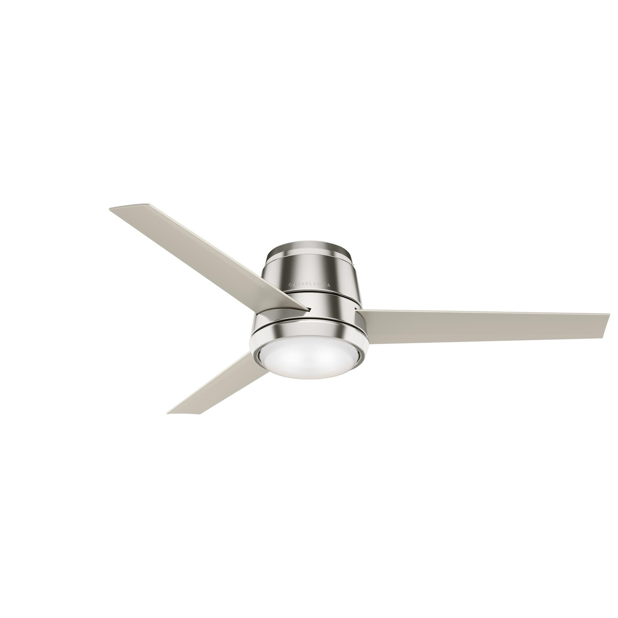 Commodus 54 Inch Flush Mount Fan with Light Kit by Casablanca Fan Company