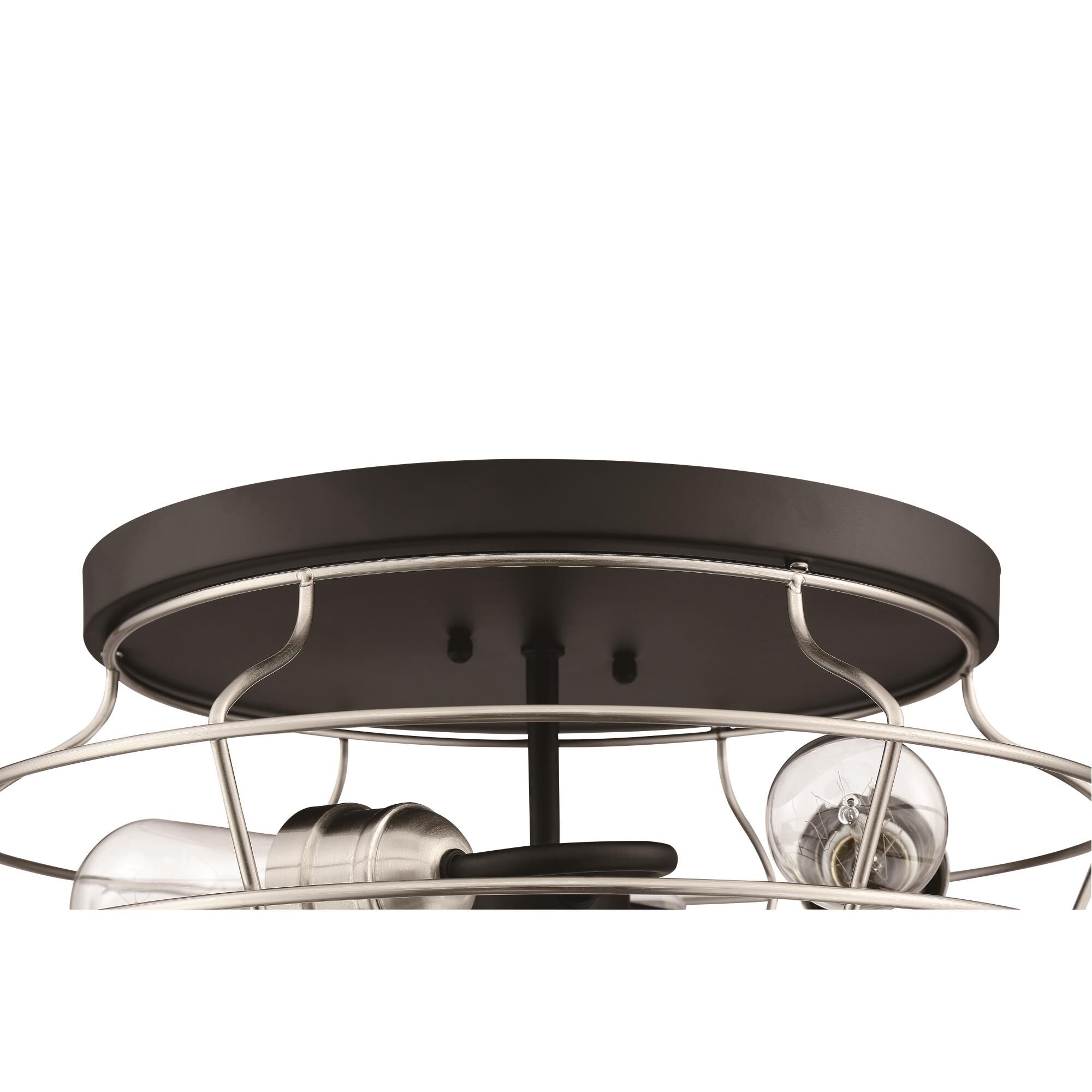 Thatcher 16 Inch 3 Light Semi Flush Mount by Craftmade