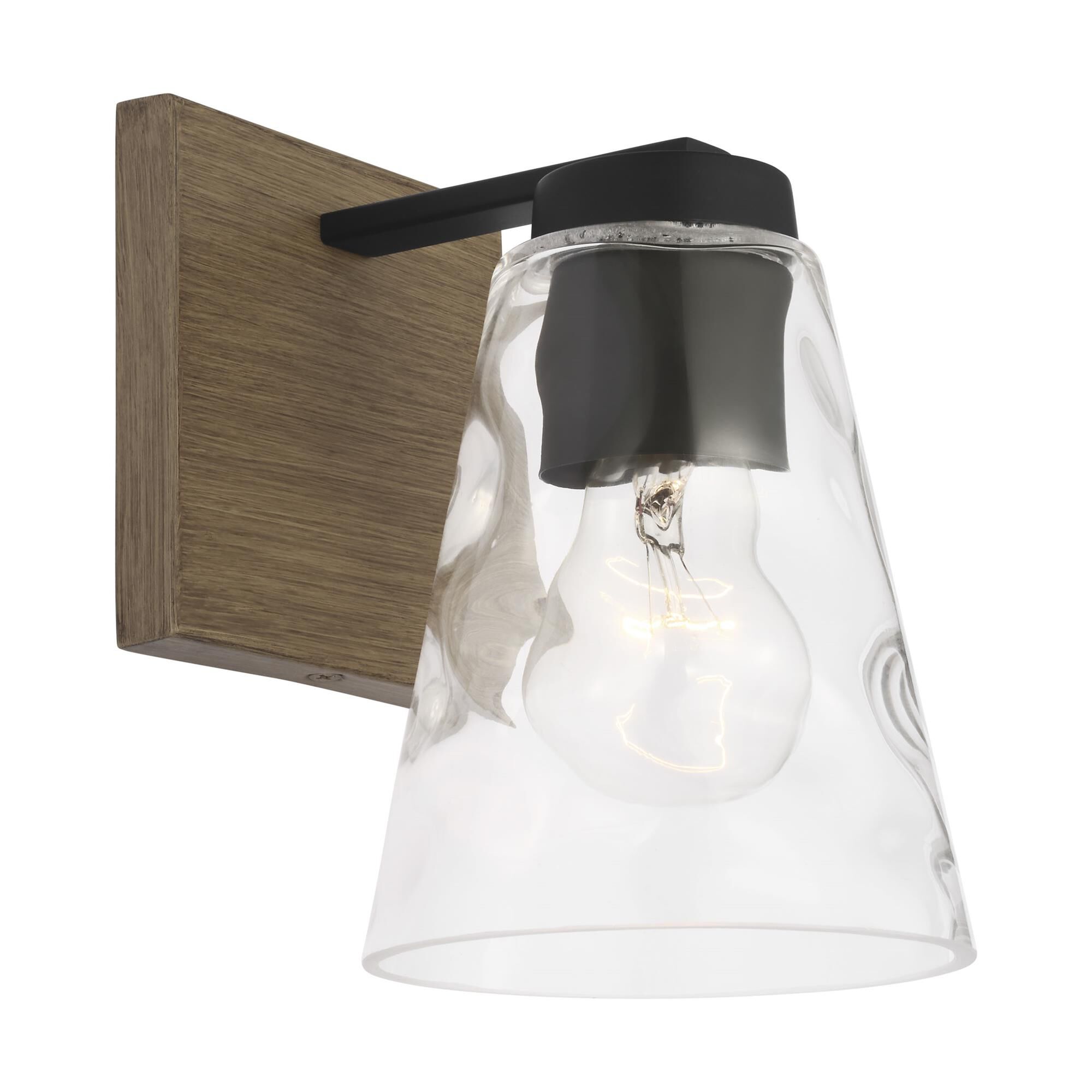 Shown in Midnight Black finish and Clear Water glass