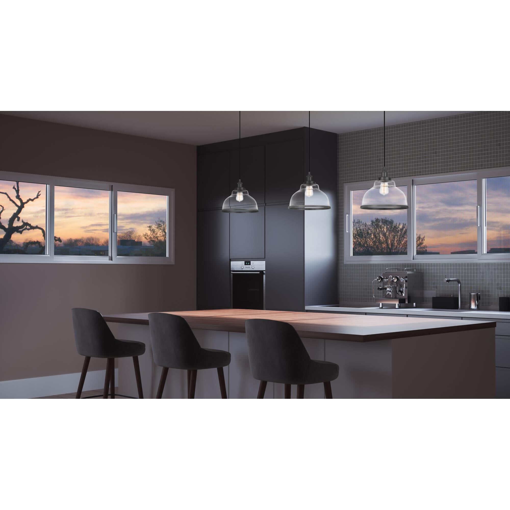 Shown with Clear glass