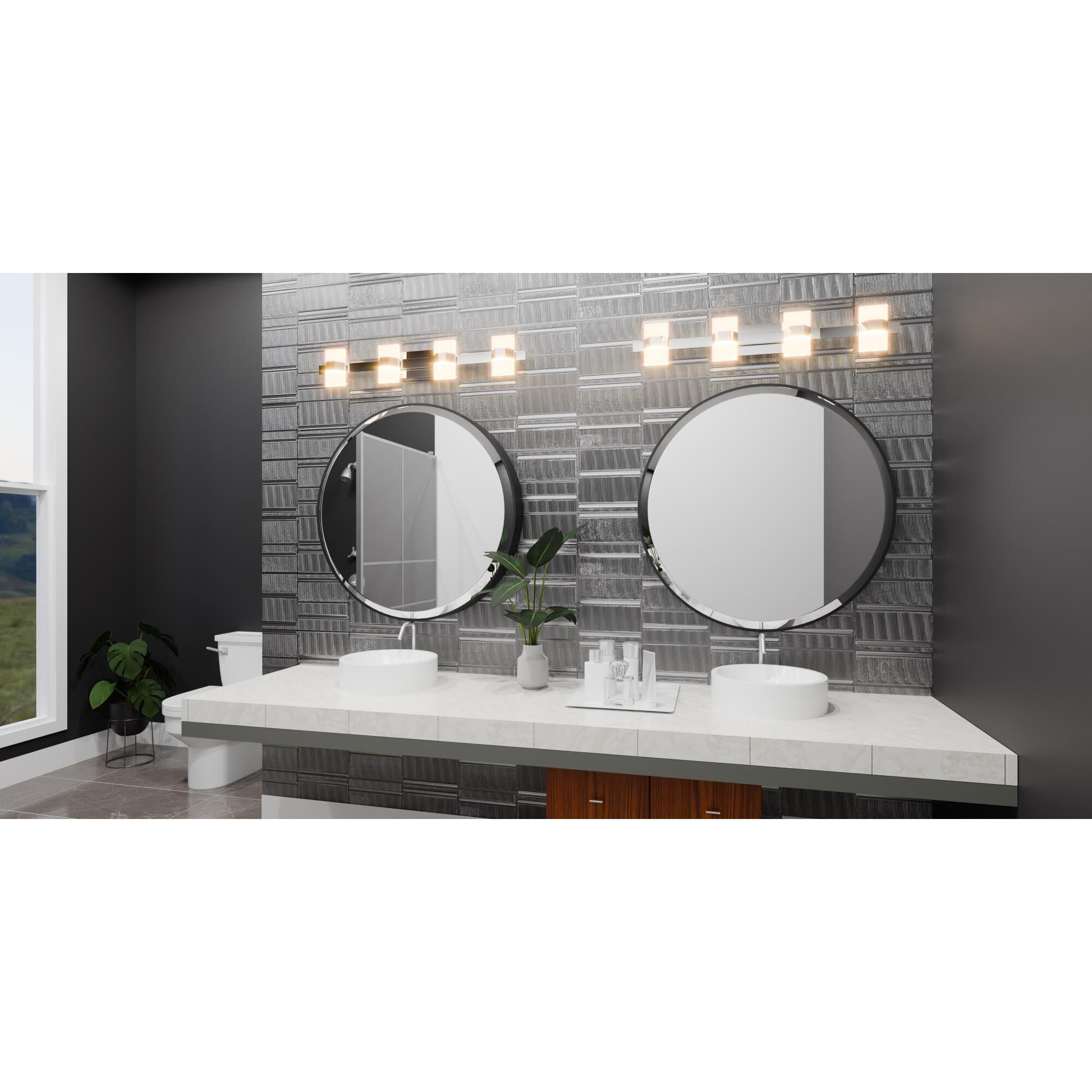 Selena 4 Inch Bath Vanity Light by Quoizel