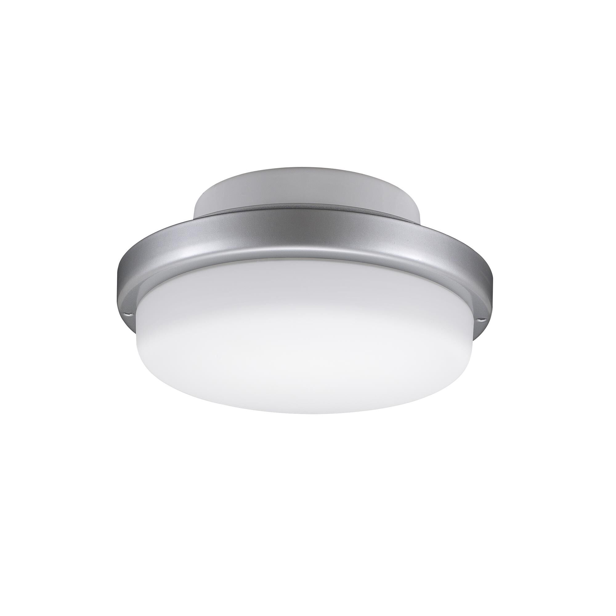 Shown in Silver finish and Opal Frosted glass