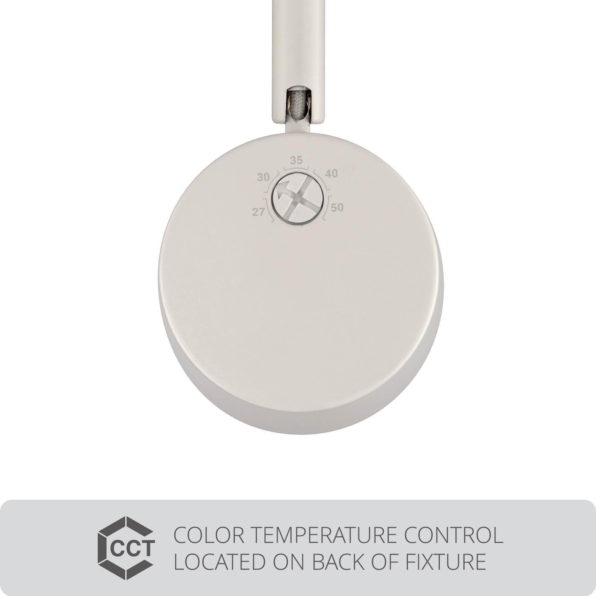 Shown in White finish