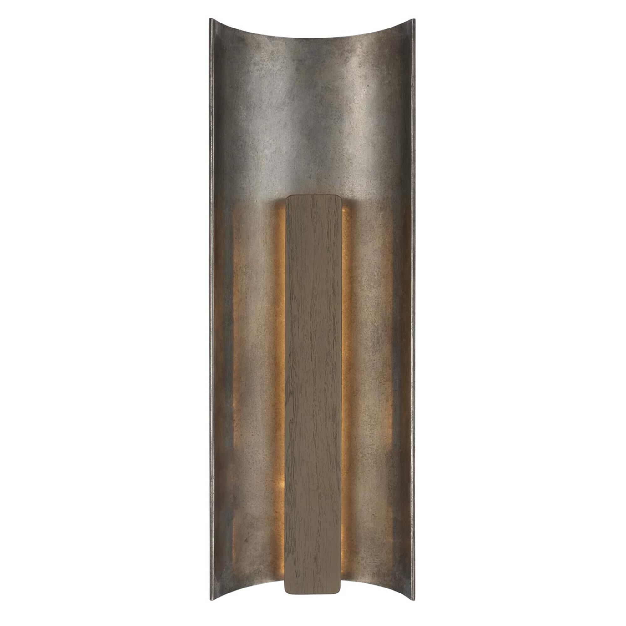 Shown in Mottled Pewter And Warm Walnut finish