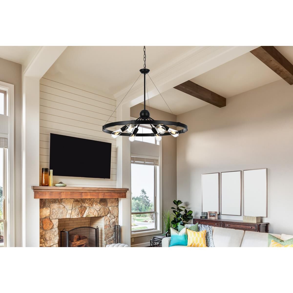 Thora 32 Inch Chandelier by Elegant Lighting