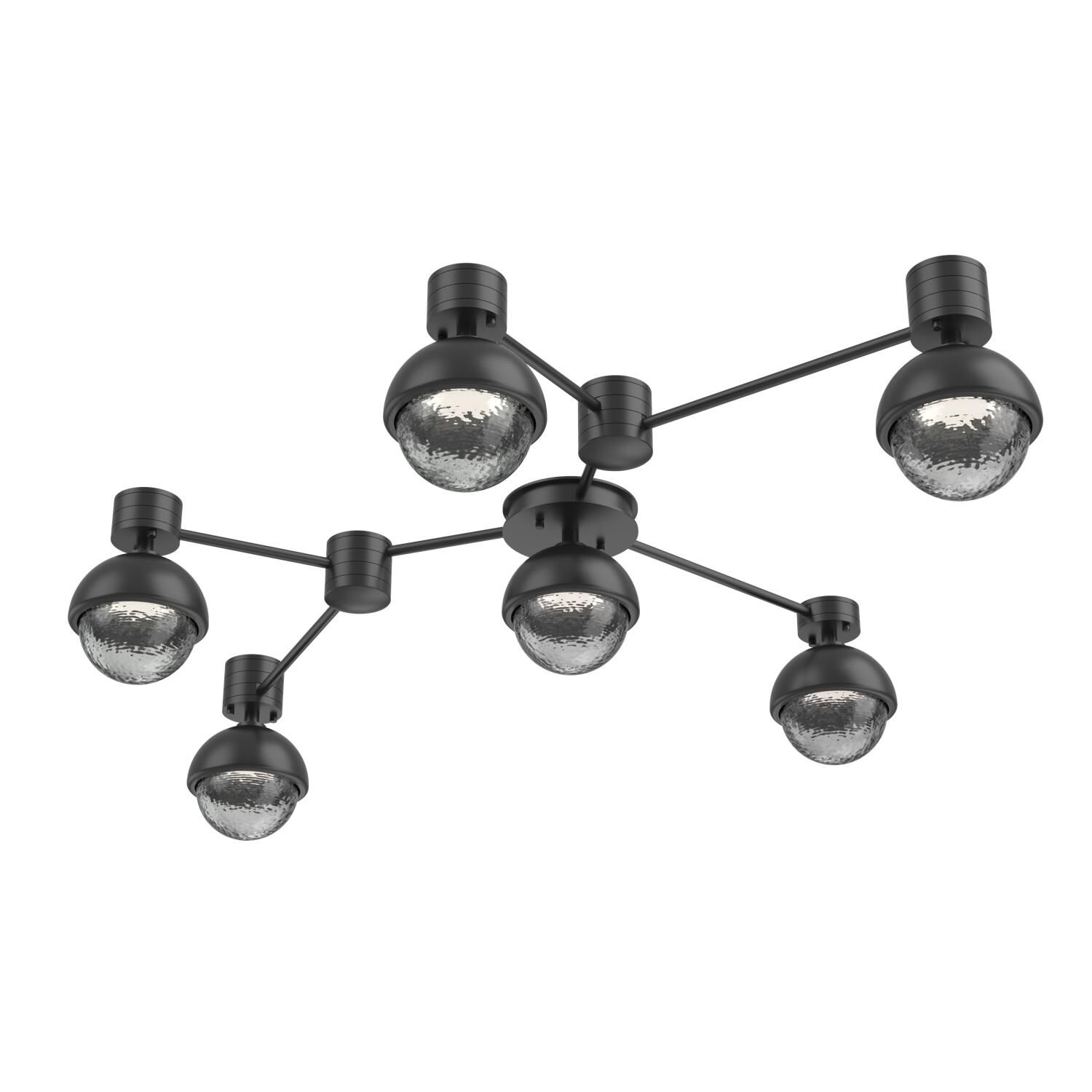 Levi Wilson Cabochon 41 Inch Flush Mount by Hammerton Studio