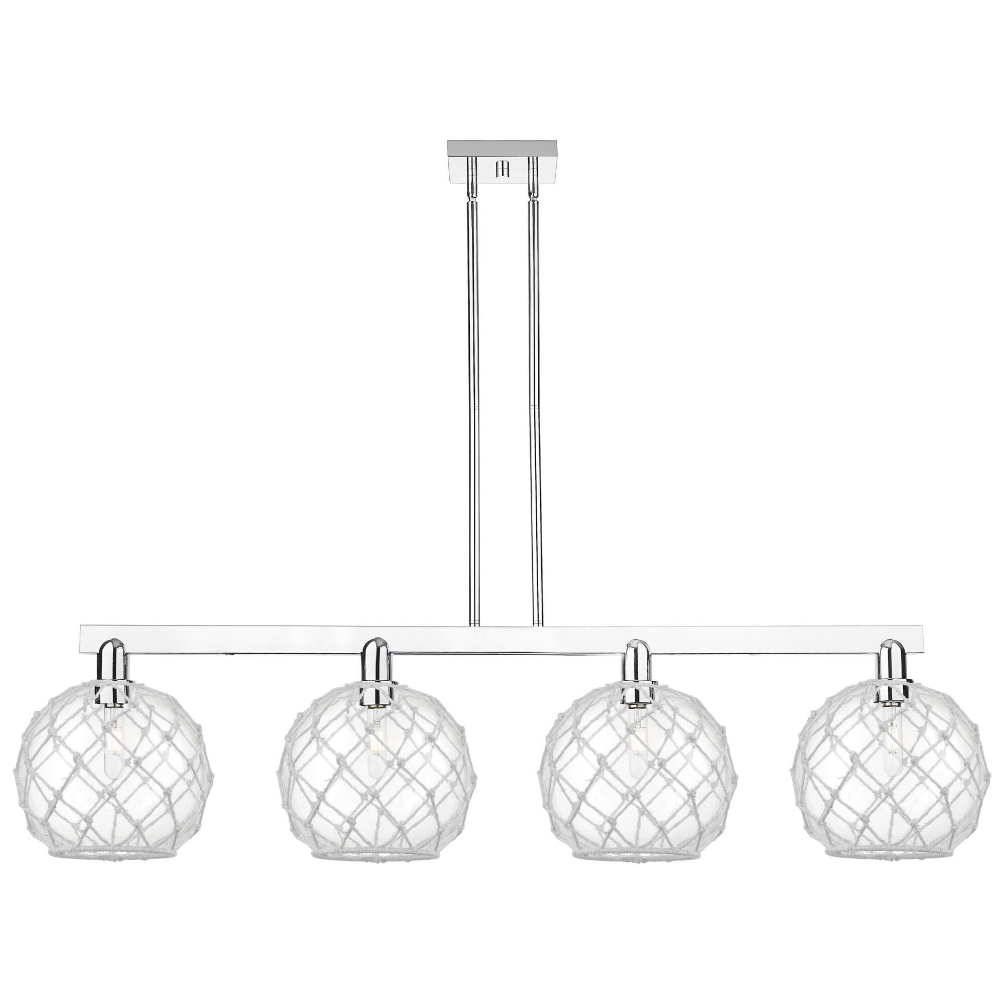 Bruno Marashlian Farmhouse Rope 53 Inch Linear Suspension Light by Innovations Lighting