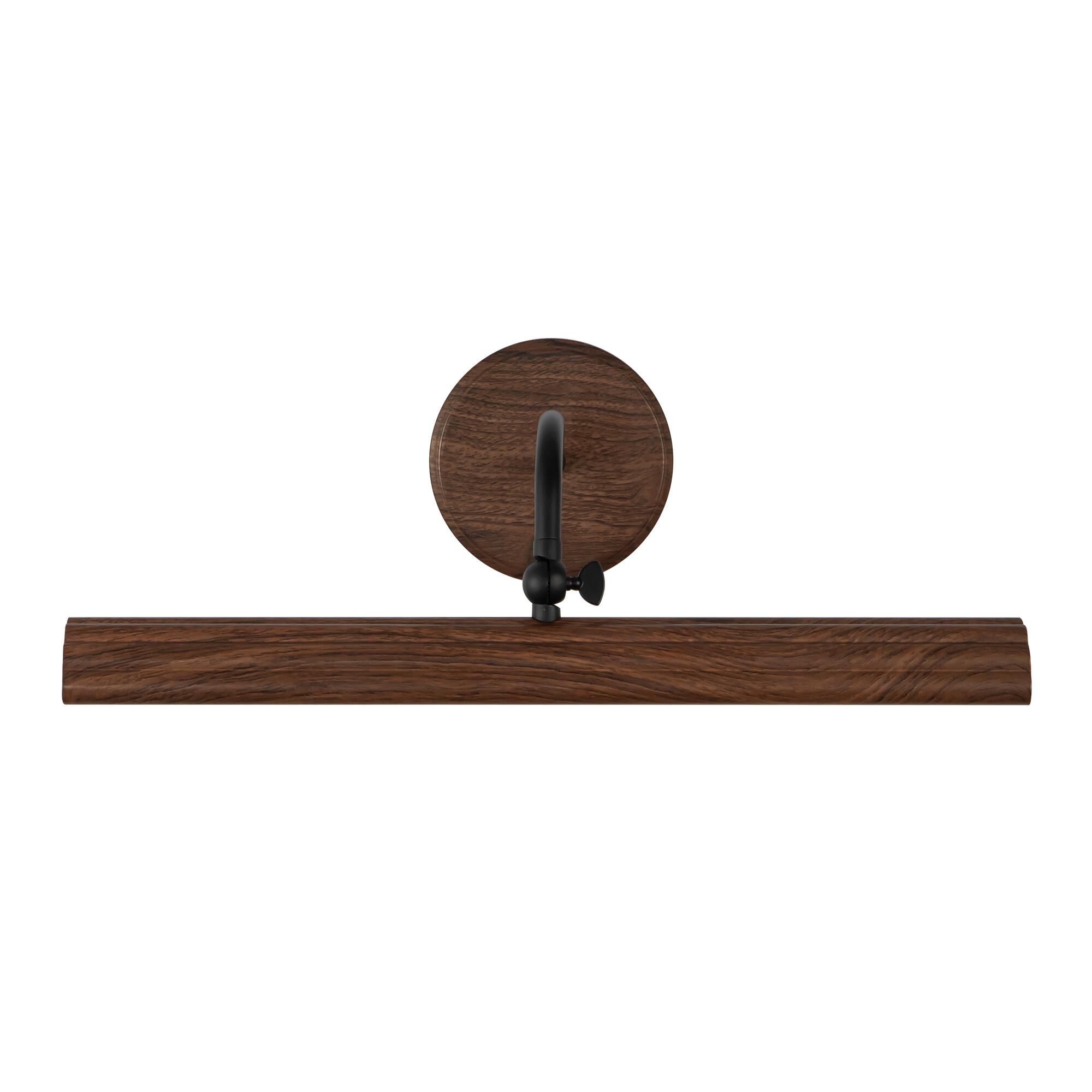 Shown in Walnut finish and Frosted Acrylic Diffuser glass and Aluminum shade