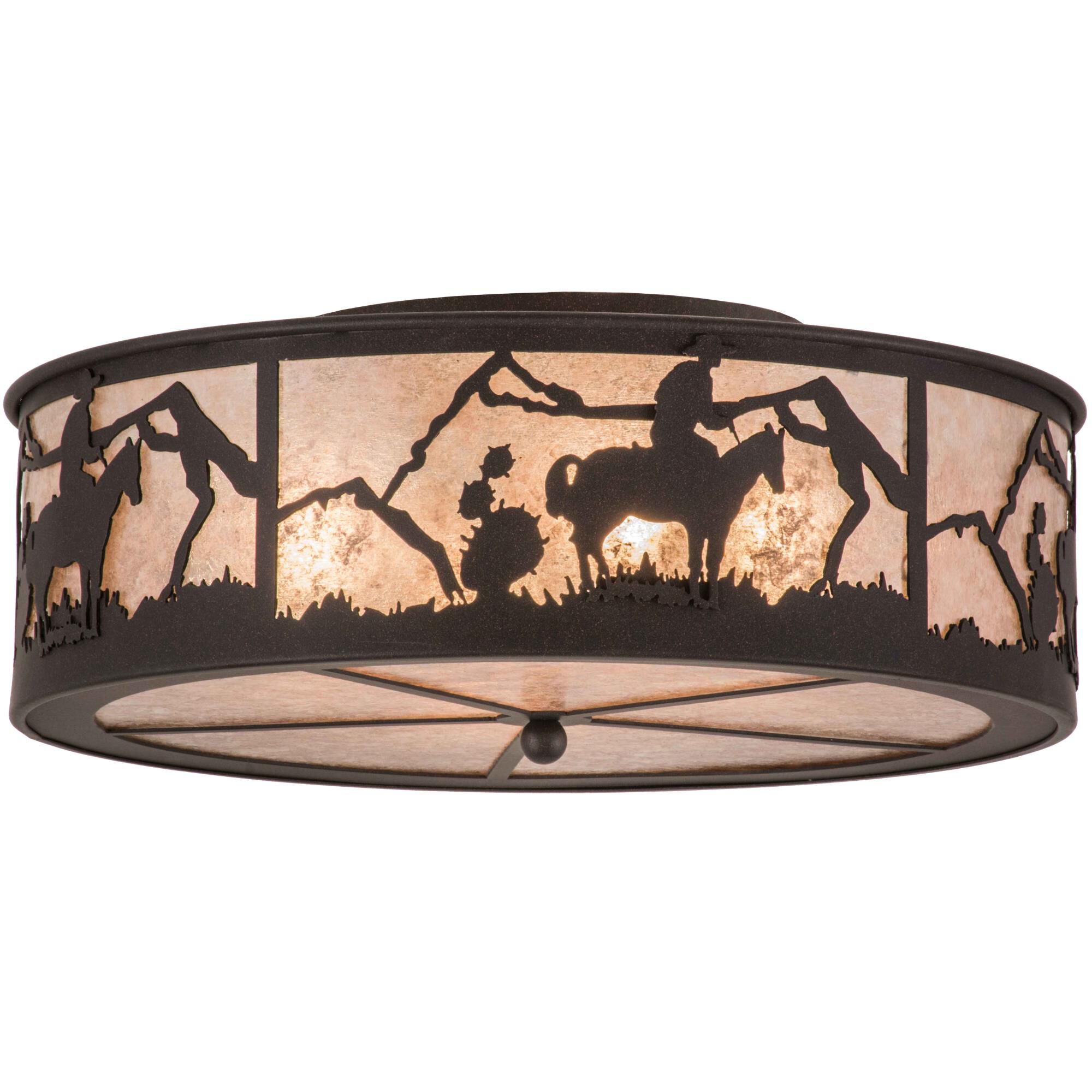 22 Inch 4 Light Flush Mount by Meyda Lighting