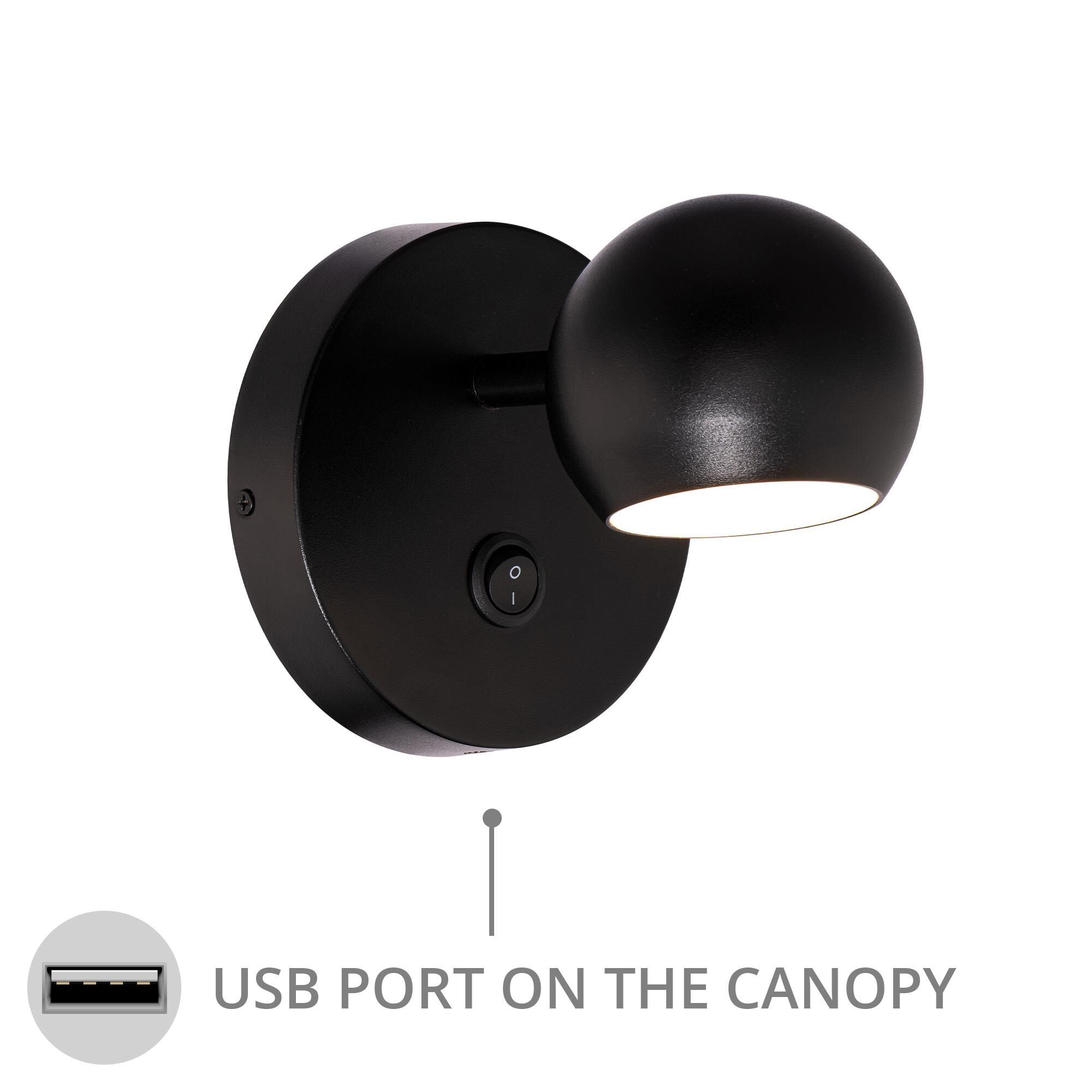 Shown in Black finish