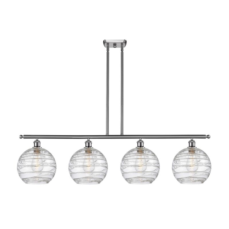Bruno Marashlian Athens Deco Swirl 48 Inch Linear Suspension Light by Innovations Lighting