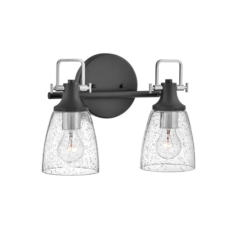 Easton 14 Inch 2 Light Bath Vanity Light by Hinkley