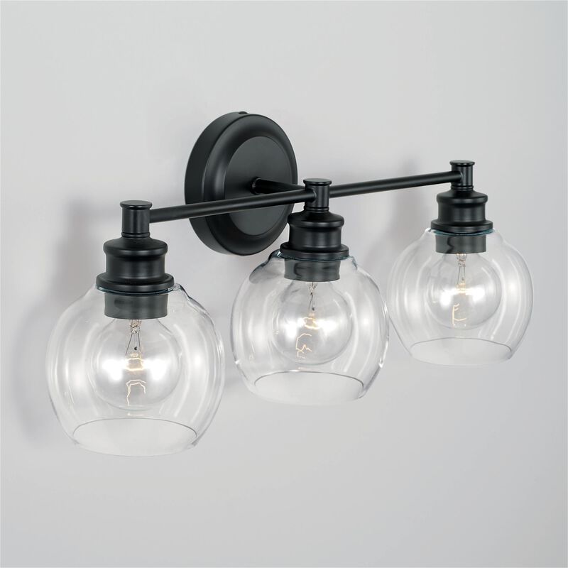 Mid-Century 24 Inch 3 Light Bath Vanity Light by Capital Lighting Fixture Company