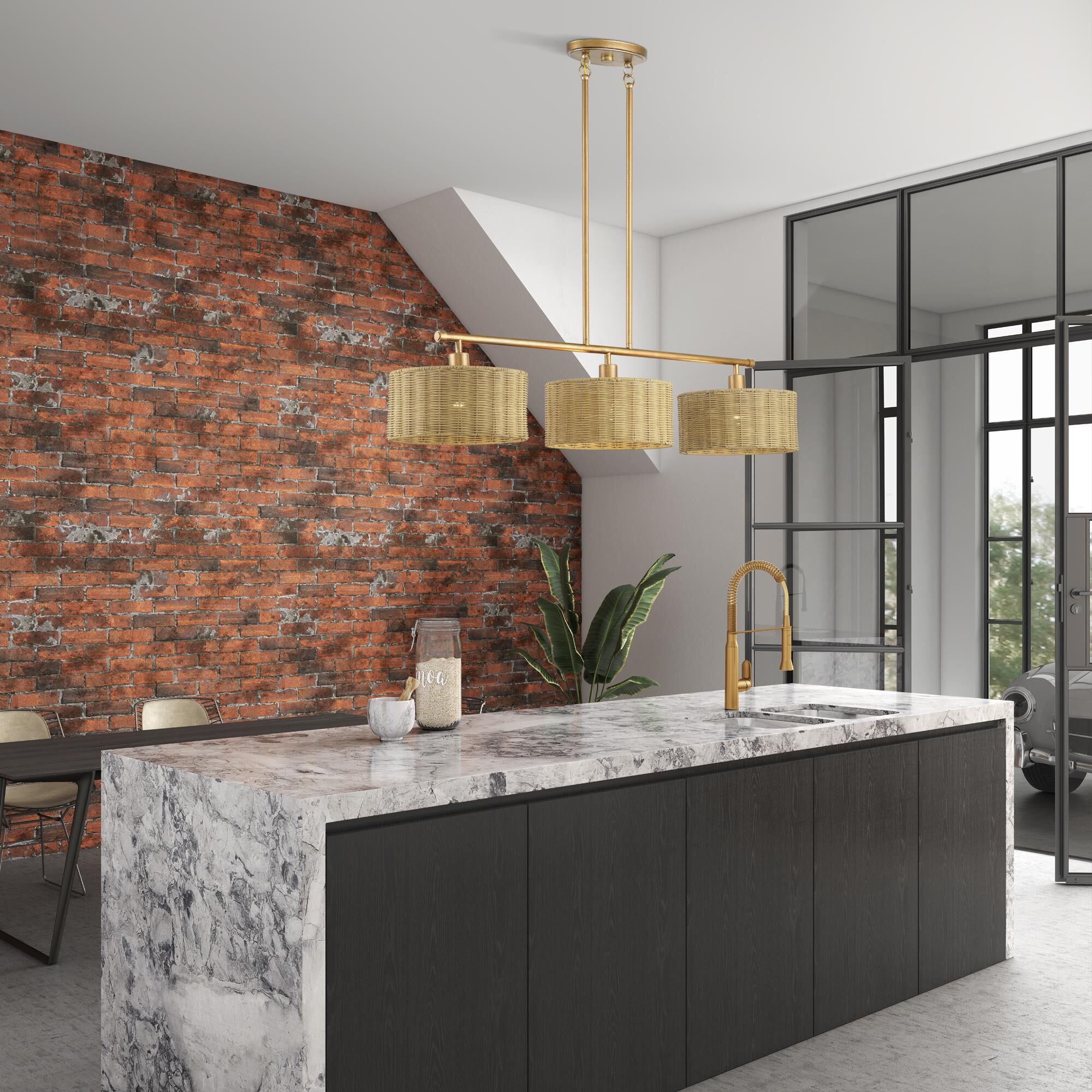 Weavington 46 Inch Linear Suspension Light by Livex Lighting