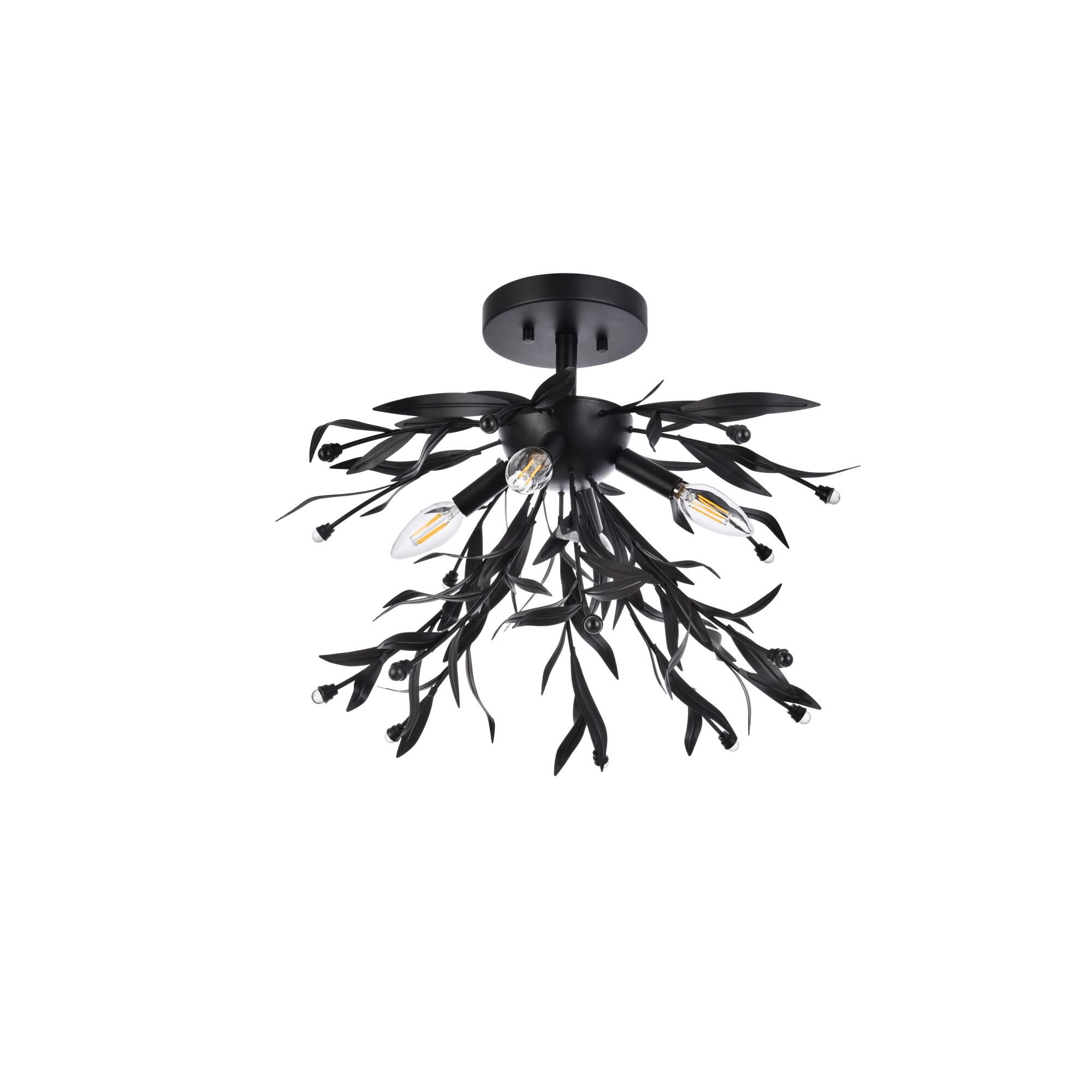 Shown in Black finish and Clear Royal Cut crystal