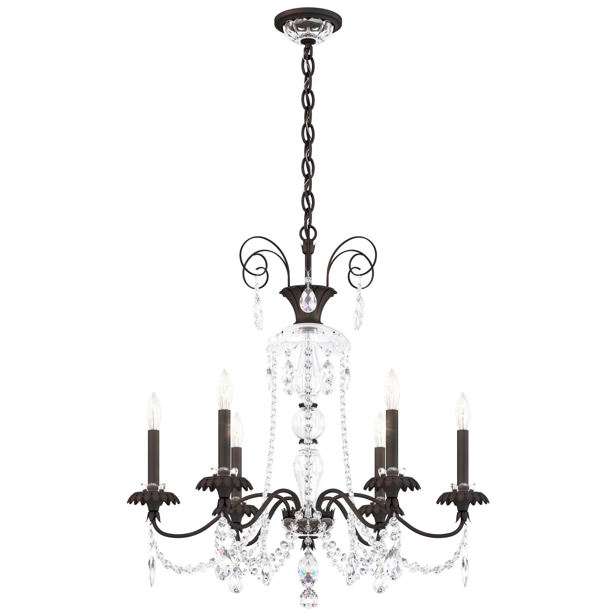 Helenia 28 Inch 6 Light Chandelier by Schonbek