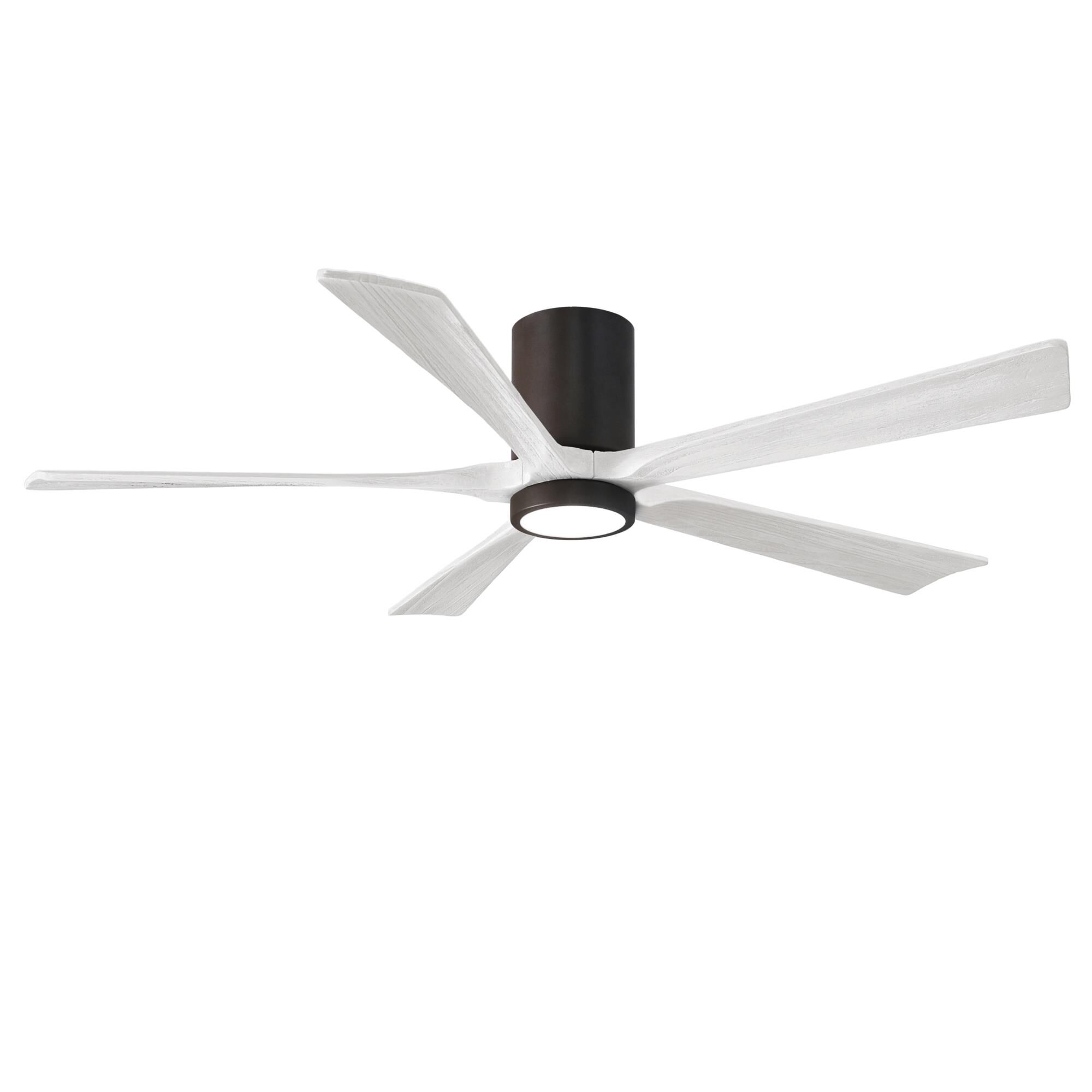 Irene 60 Inch Flush Mount Fan with Light Kit by Matthews Fan Company