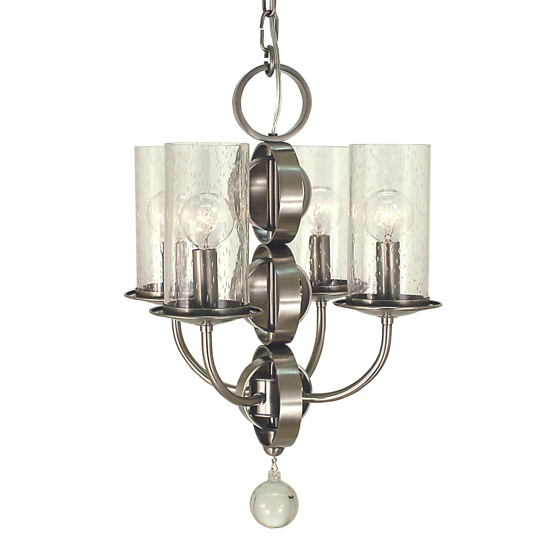 Shown with Clear Seedy Glass Cylinder shade