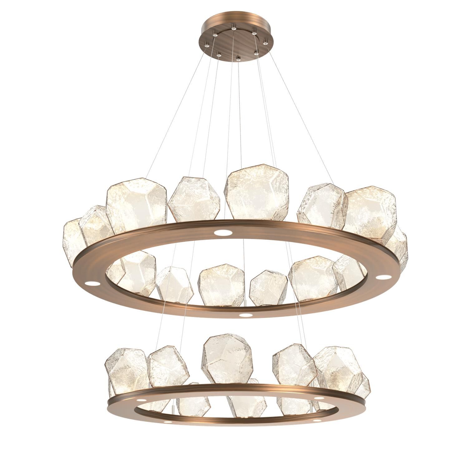 Gem 48 Inch 36 Light LED Chandelier by Hammerton Studio