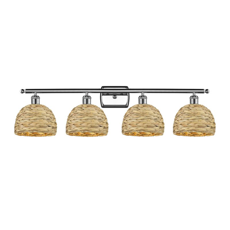 Bruno Marashlian Woven Rattan 38 Inch Bath Vanity Light by Innovations Lighting