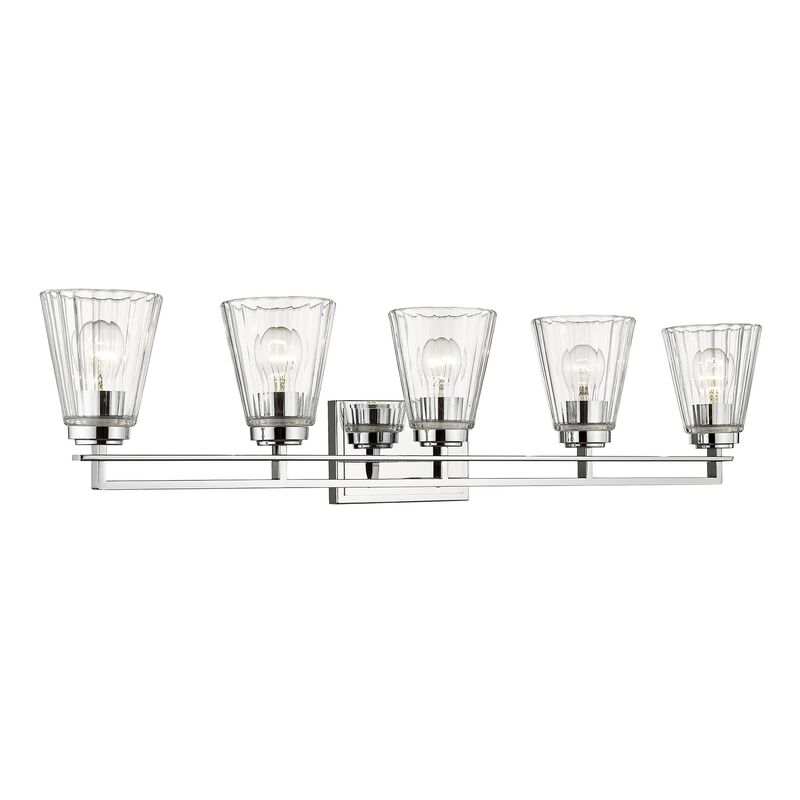 Lyna 38 Inch 5 Light Bath Vanity Light by Z-Lite